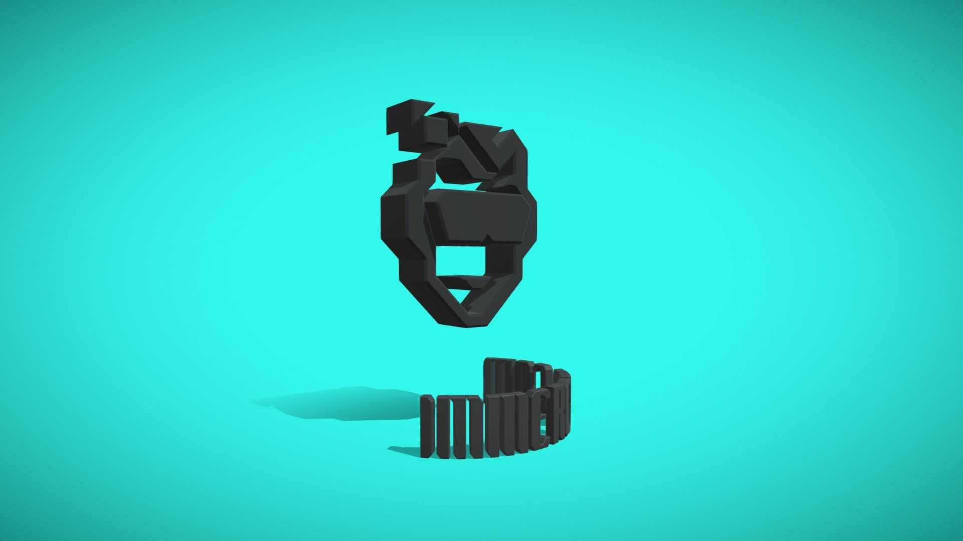 Wallpaper #2f-aZ5MB3lSXT3zUluJX345 Immersive Cybernetics Logo with Text 3D Model by Immercyb 22ff0d5