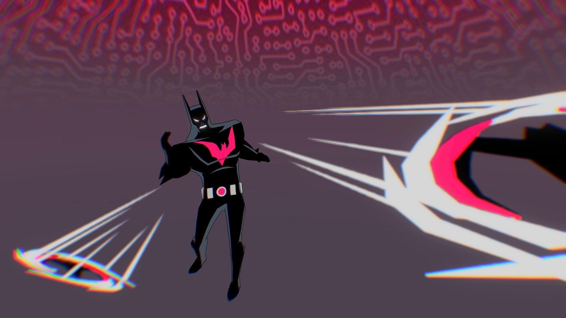 Wallpaper #2v_TaJMB3lSXT3zUxeQH261 Bruce Wayne Batman Beyond 3D Model by Dee Kariyawasam