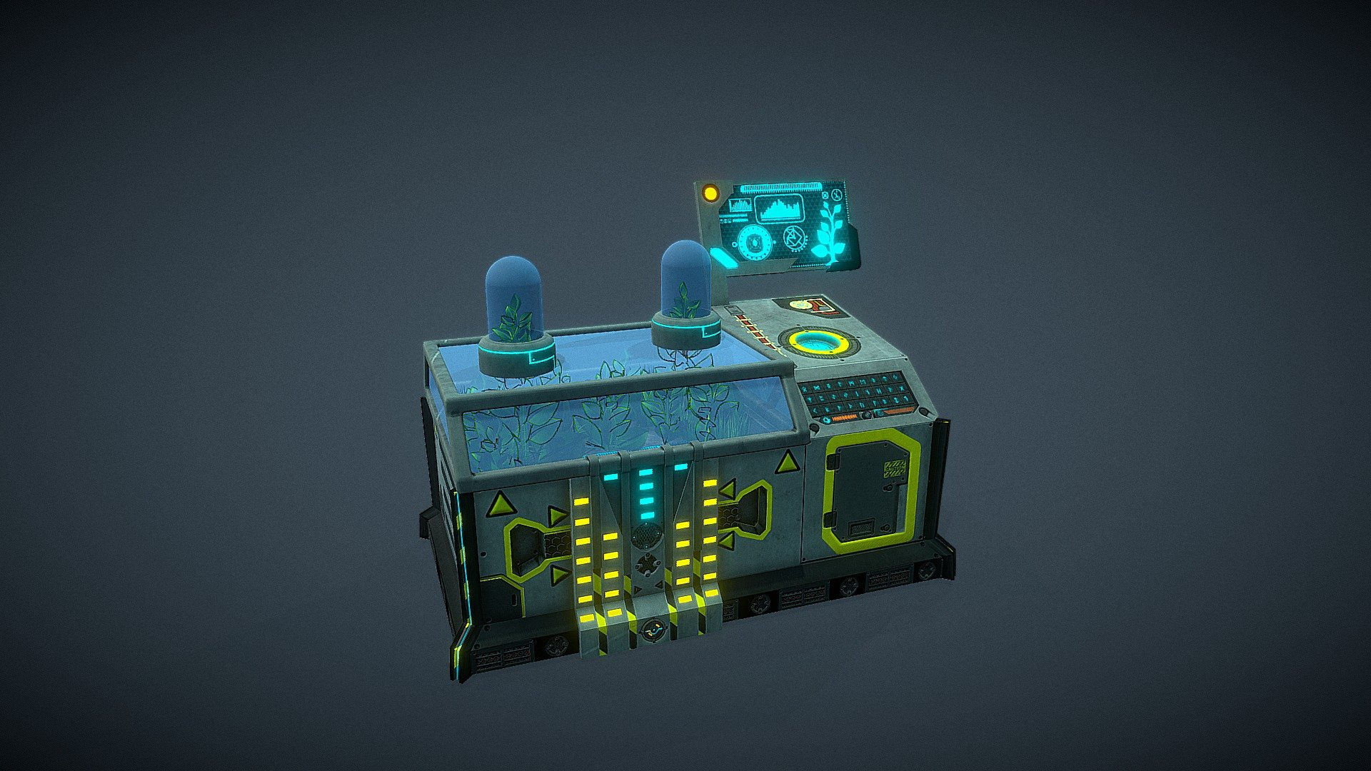 Wallpaper #_Geo95IBSpphPi3-74bs195 Sci Fi Lowpoly Chest 3D Model by M4ty1k4 8697bc8 Sketchfab