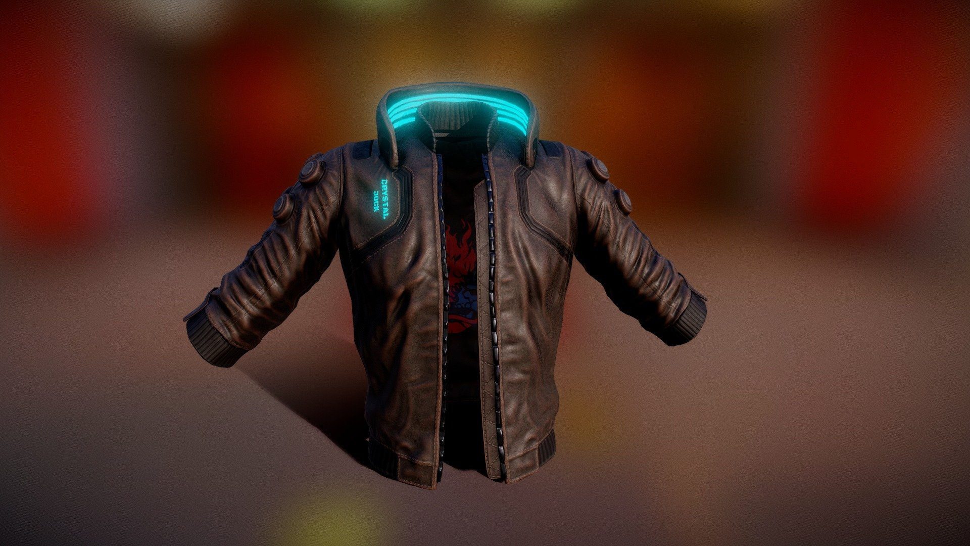 Wallpaper #lKU0MpMB0vj5YdARrdMa87 New Concept Marvelous Clo3d Cyberpunk Jacket Male Obj Fbx 3D Model