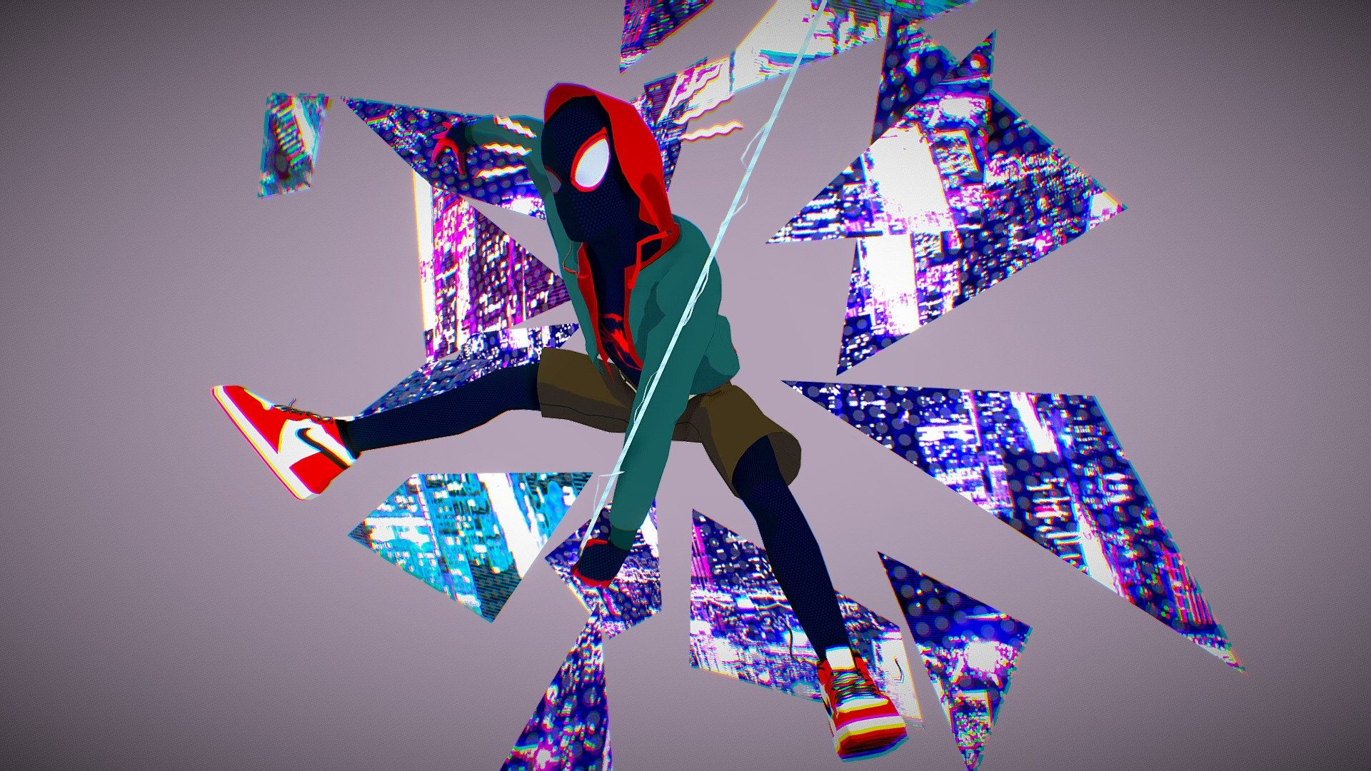 Wallpaper #zBliOo8BtGB6xQ78Jqw847 Spider Man into the Spider Verse 3D Model by Gcsozzi D6af83d