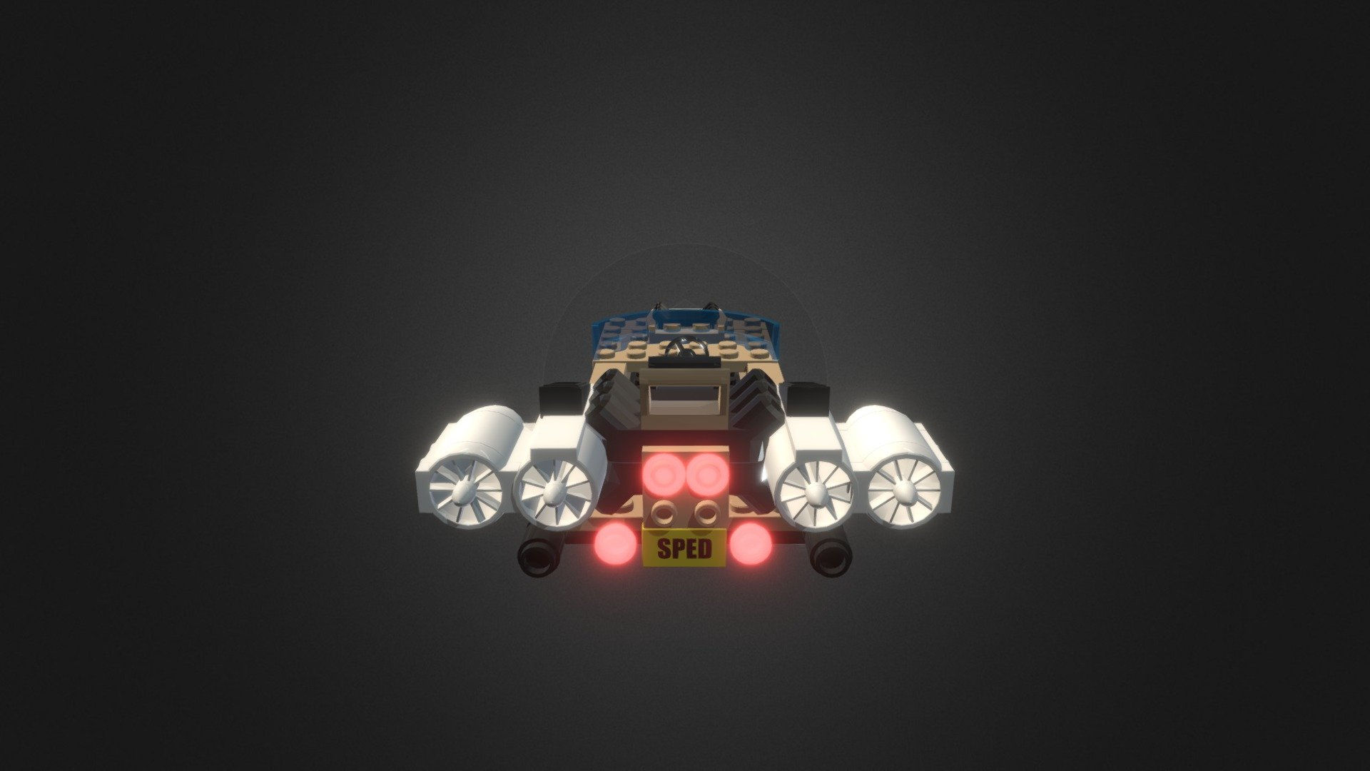 Wallpaper #sVh7NJMBzN9vxX34jDzR36 Lego Landspeeder Style Hover Car Download Free 3D Model by
