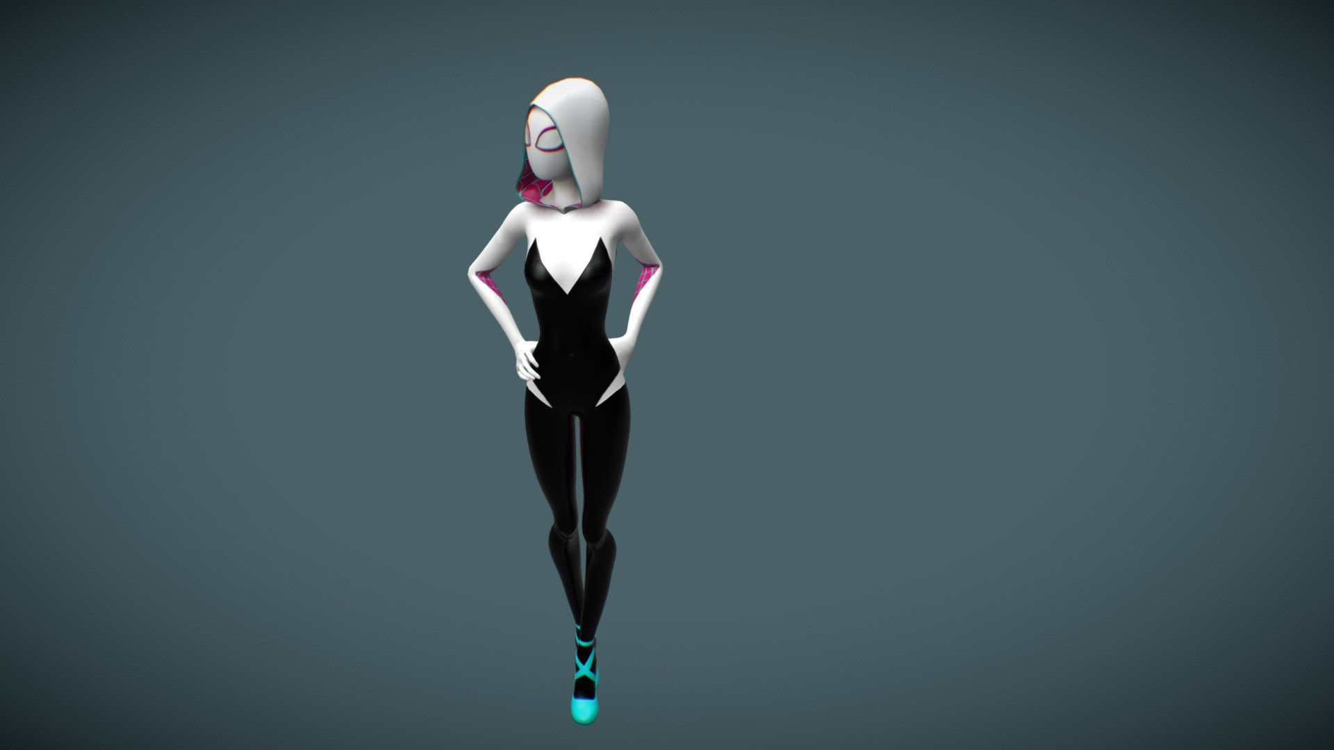 Wallpaper #AfSaOpMBKFX8bn3rEnm397 Gwen Stacy 3D Model by Ewgeniya at Ewgenya375 Fd50ab2 Sketchfab