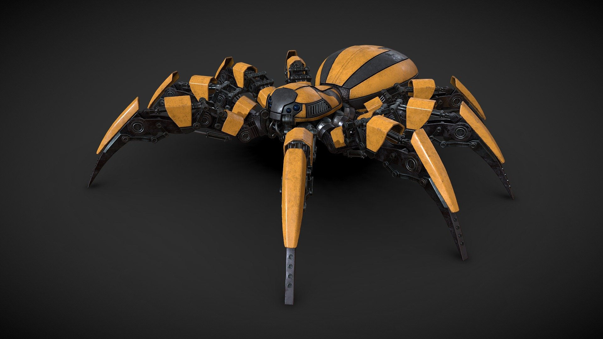 Wallpaper #hGgMF5MBSpphPi3-Iw0p318 Spider Robot Lowpoly 3D Model by Vladim007 Dbec7bf Sketchfab