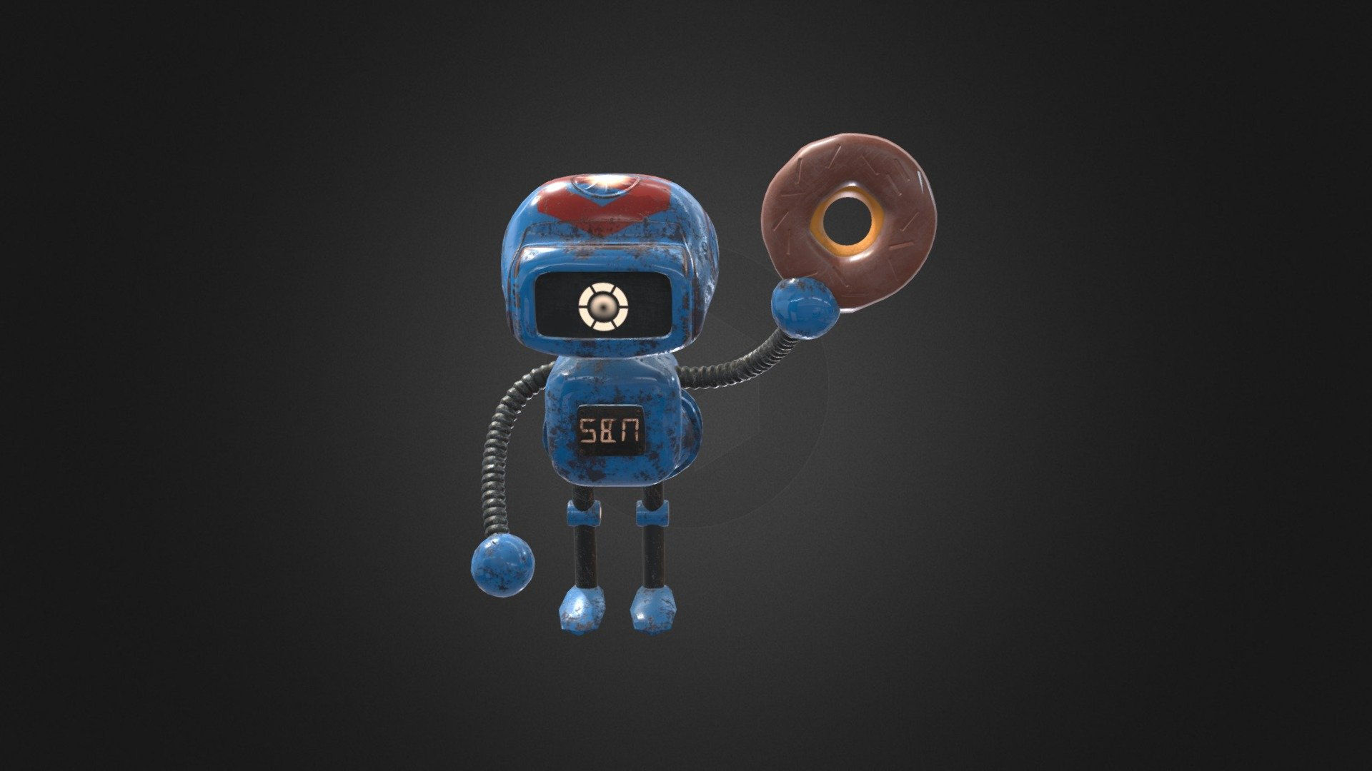 Wallpaper #KBnMHo8BtGB6xQ78qnrd5 Robot Texturemodel by Yunxi Zheng Sammi 3D Model by Suki1005