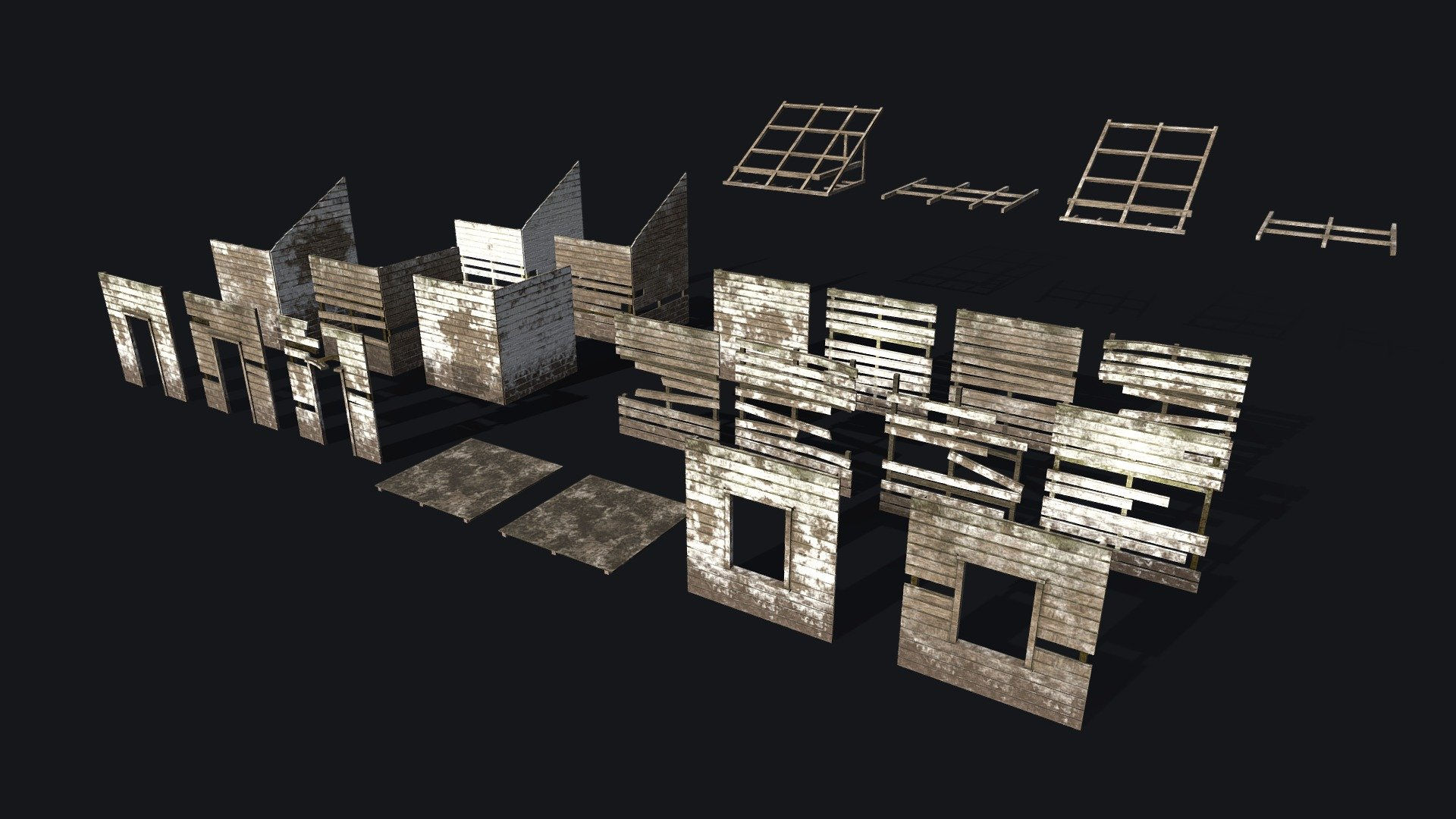 Wallpaper #aWfA6pIBSpphPi3-sEia112 Wooden Building Modular Kit Buy Royalty Free 3D Model by Cgscan at Cg