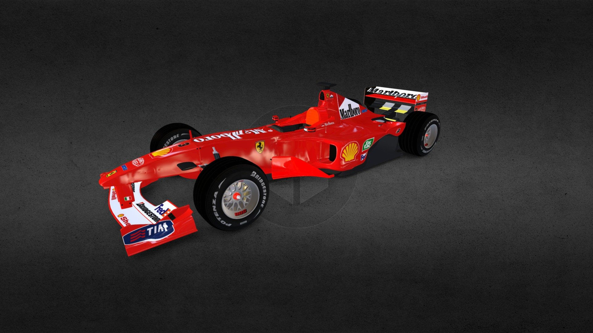 Wallpaper #-2fc-5IBSpphPi3-dpWf105 Ferrari F1 2000 3D Model by Maxence Leret Daubigny at Ahurig