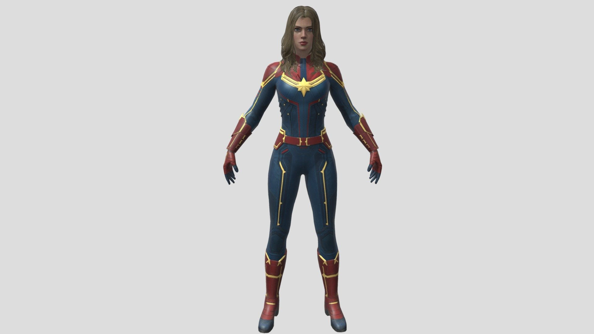 Wallpaper #oRxmQZMB8JfcLg2JM_fg169 Captain Marveltexturedrigged Download Free 3D Model by 3D Models