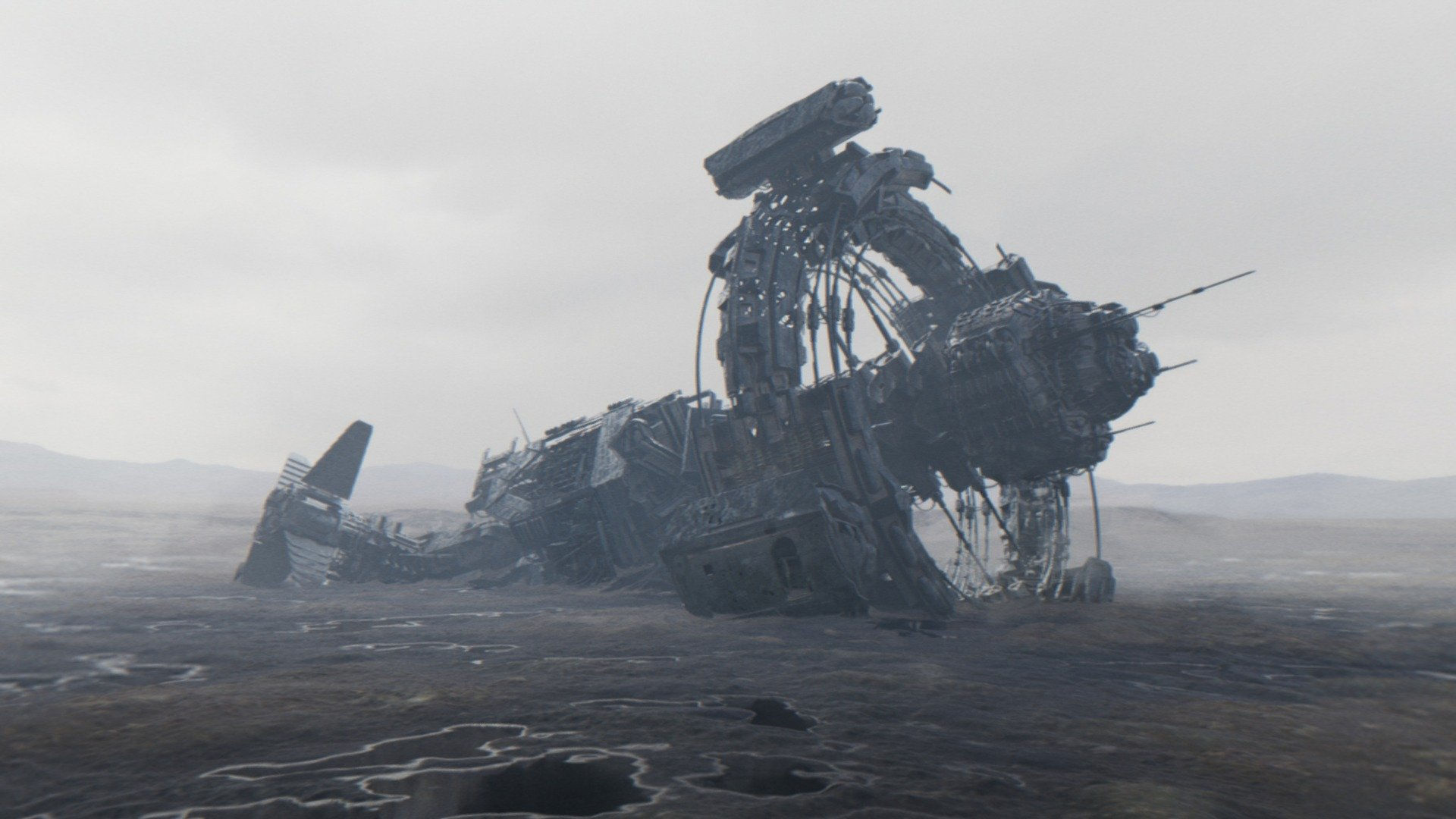 Wallpaper #8miAIJMBSpphPi3-mS3Z76 Derelict Spacecraft