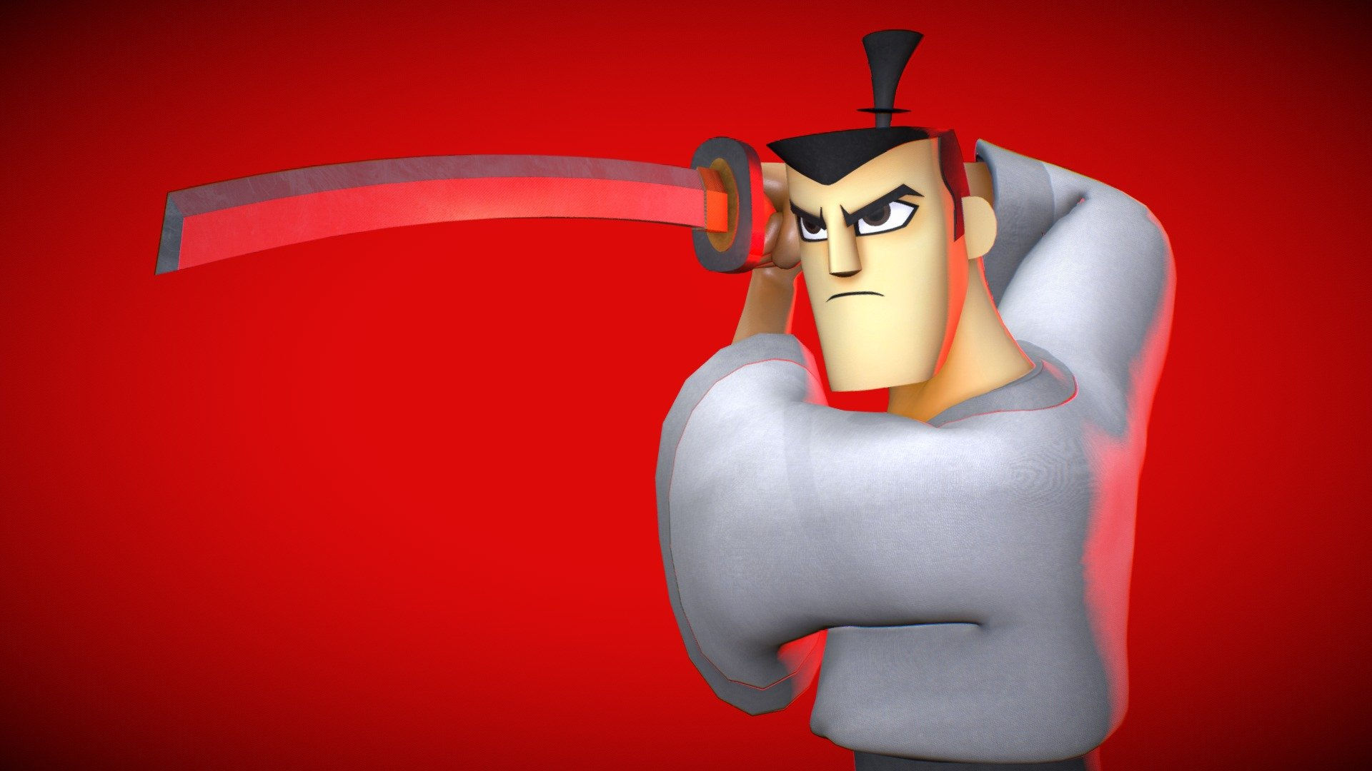 Wallpaper #LQPxZZMBpyOg8YnEktpT2 Samurai Jack 3D Model by Niall at Vertexarcade 4a02154 Sketchfab