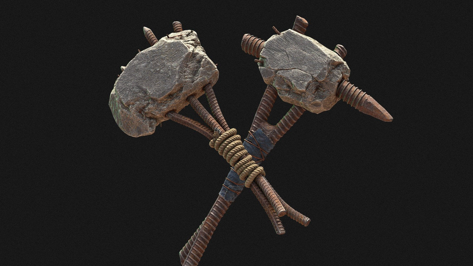 Wallpaper #n2e8ApMBSpphPi3-yrCR274 Hatchet Pickaxe Tool Skins for Rust 3D Model by Thomasbutters