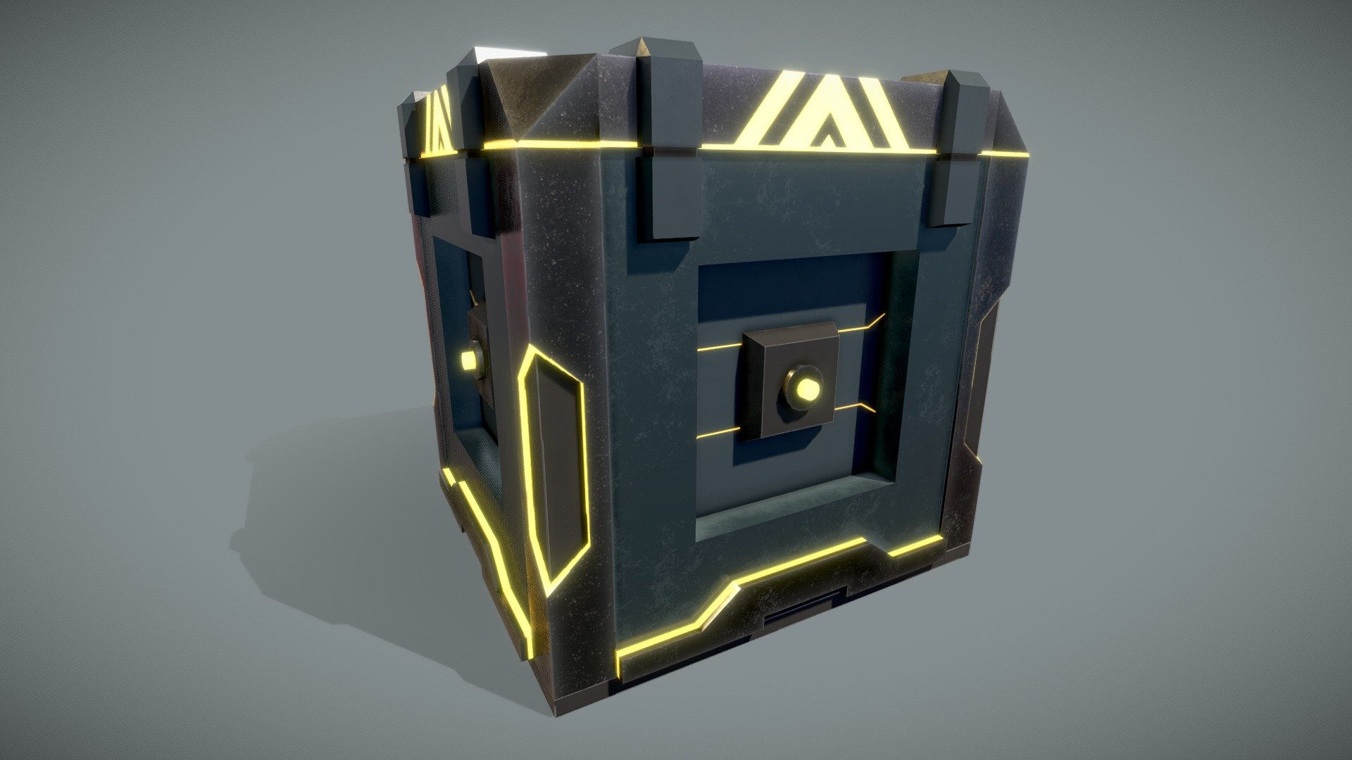 Wallpaper #QgAD6o4BSdW8dNou_w7R10 Cyberpunk Laboratory Box Study Files Buy Royalty Free 3D Model by