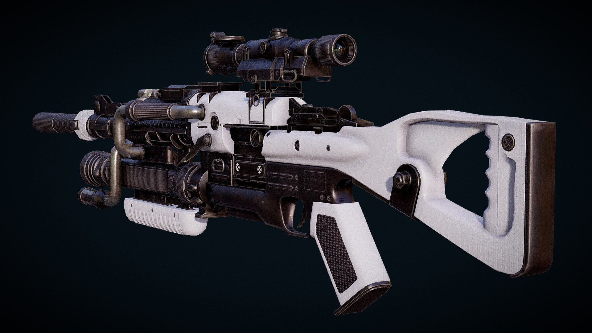 Wallpaper #KTHYNZMB5zzyi_yYi1jx165 Sci Fi Sniper Rifle Free Download Free 3D Model by Matija Svaco