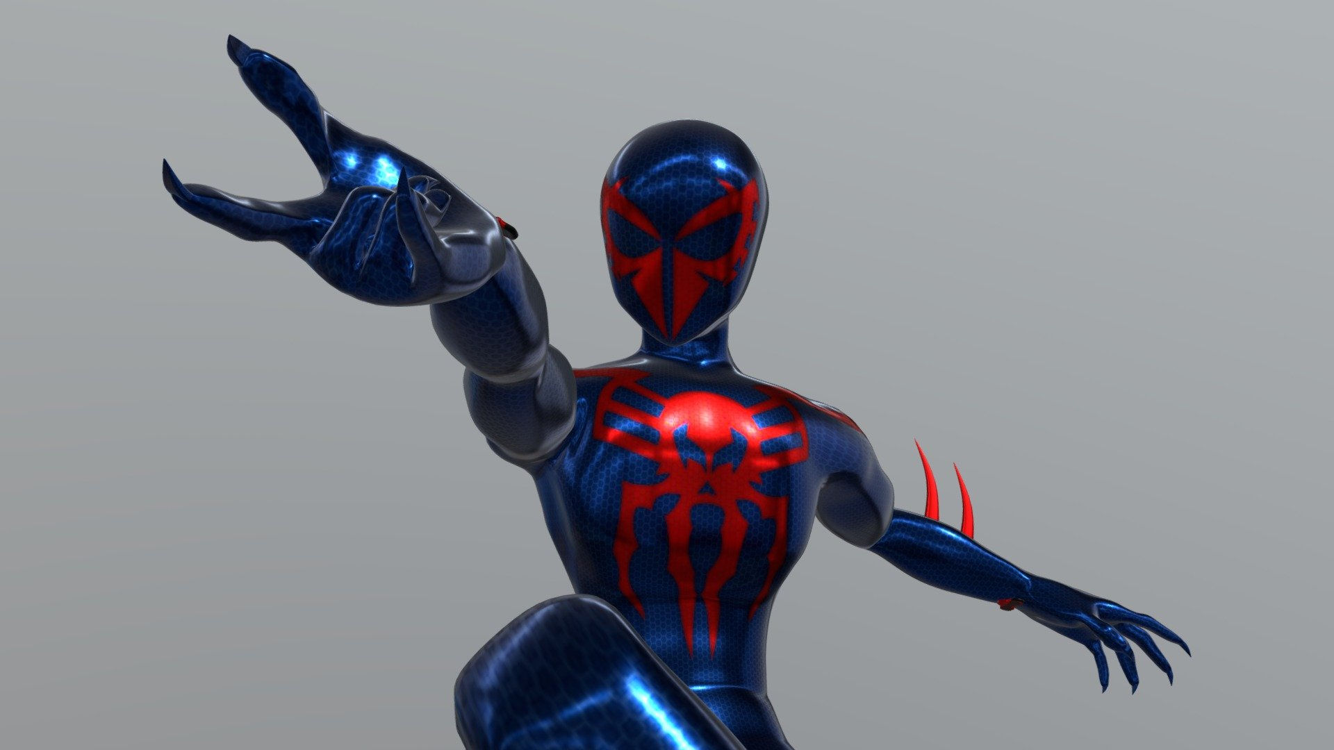 Wallpaper #lQOfZZMBpyOg8YnERdmb138 Spectacular Spider Man 2099 3D Model by Jose David Torres
