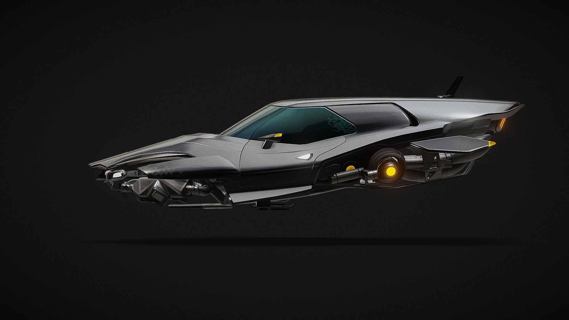Wallpaper #ZBn0Ho8BtGB6xQ78xnpJ50 Free Cyberpunk Hovercar Download Free 3D Model by Karol Miklas