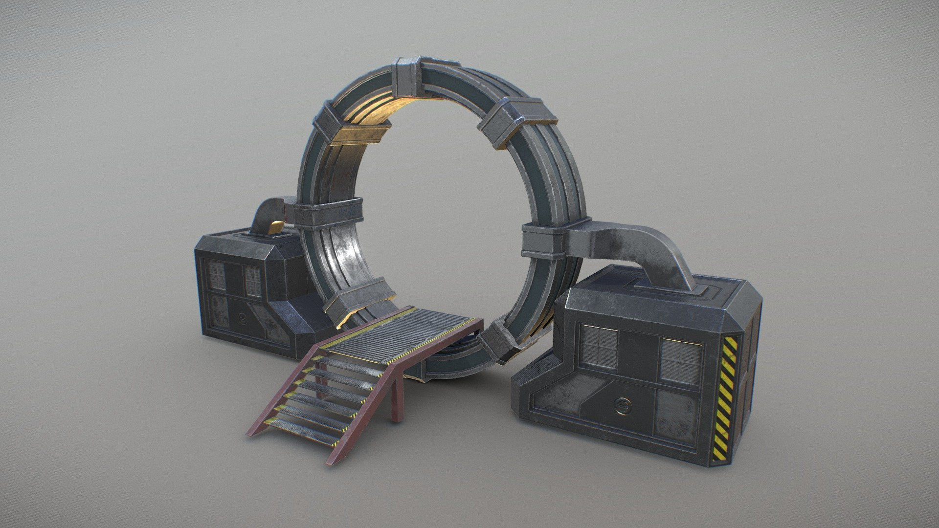 Wallpaper #NWegBpMBSpphPi3-J8JF301 Sci Fi Portal Gateway Download Free 3D Model by Igrium at Sam54123