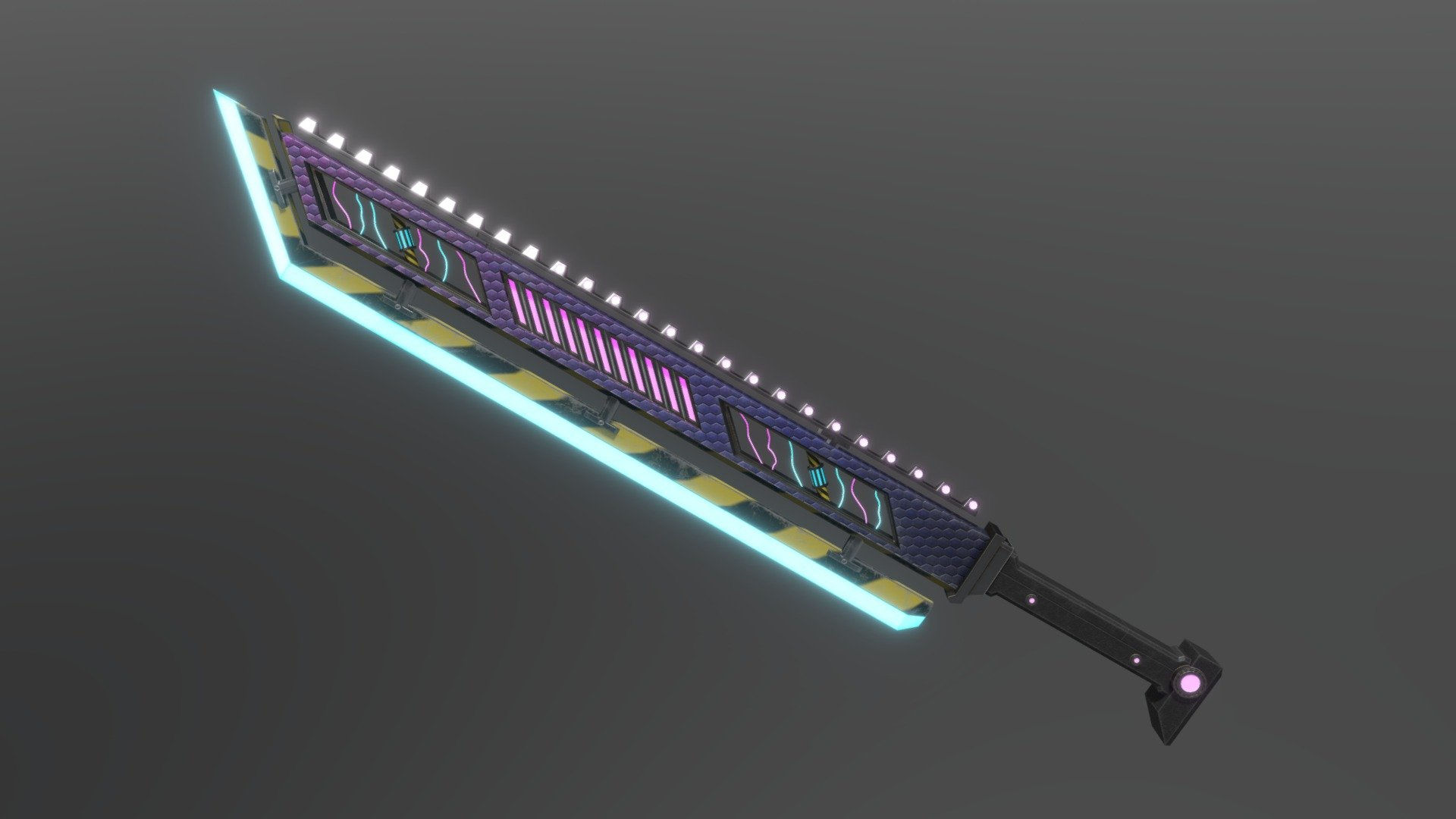 Wallpaper #pX1b844Bnwiau_P6GAwF36 Cyberpunk Sword 3D Model by Juichiro at Jikiroe D33e3bb Sketchfab