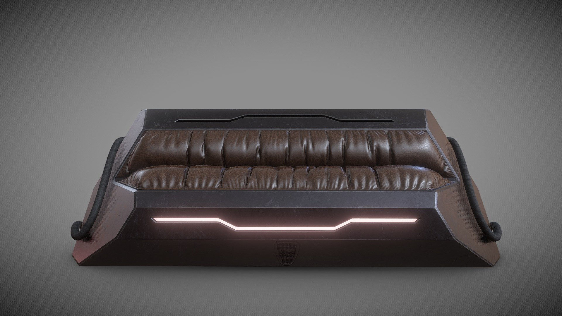 Wallpaper #EWc7-pIBSpphPi3-H5AG1 Scifi Cyberpunk Inspired Sofa 3D Model by Wlodarski3d D982cee