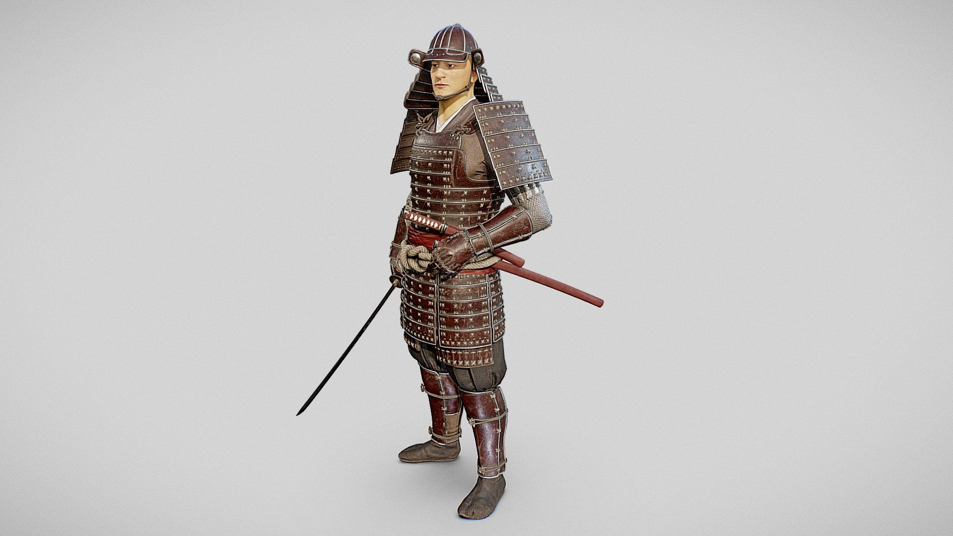 Wallpaper #-F7eMpMBborbLbczul_5249 Samurai 3D Model by Alexandr Kryuchek at Artkryuchek 494b540