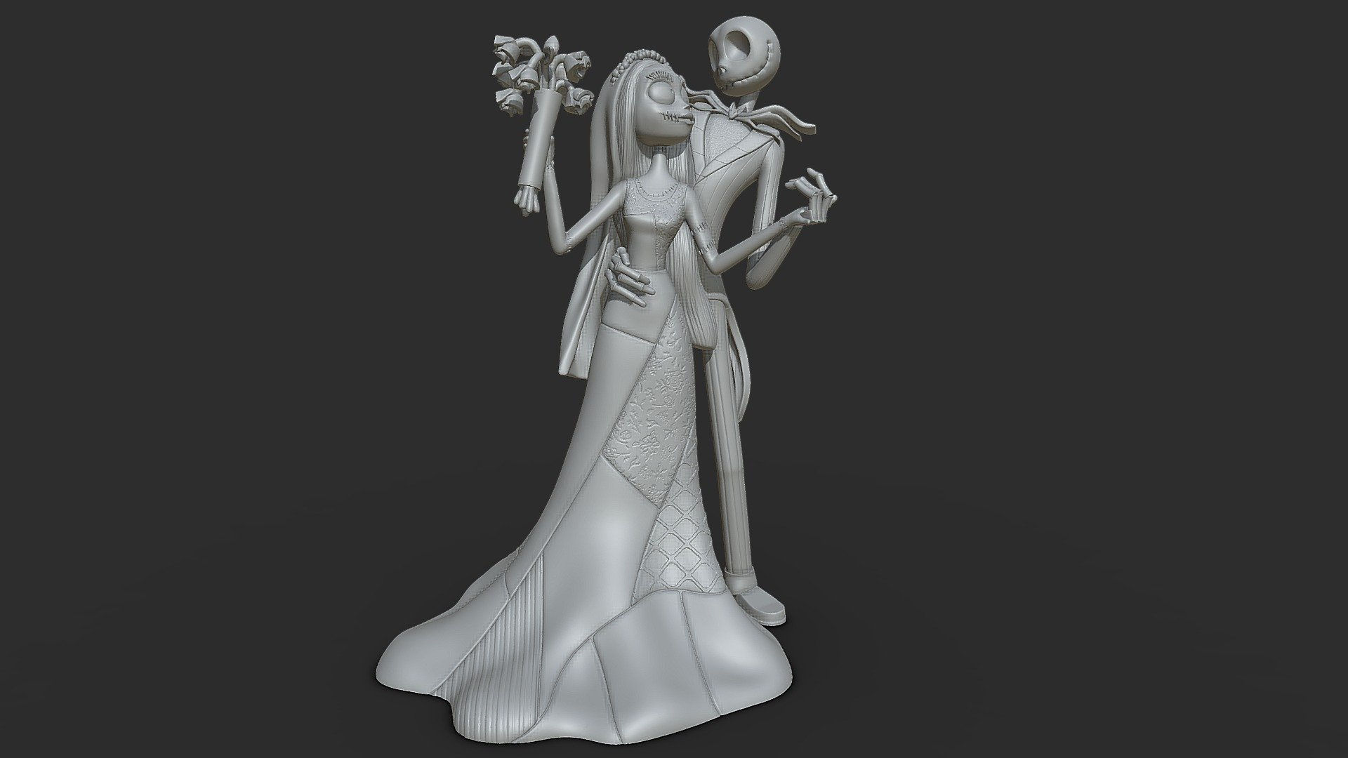 Wallpaper #LQPxZZMBpyOg8YnEktpT219 Jack and Sally 3D Model by Svyart 84dfe91 Sketchfab