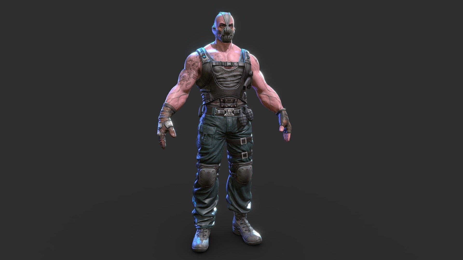 Wallpaper #reqBVZMBlwTYPL180g2R164 Bane 3D Model by Blocula 1b34e2d Sketchfab