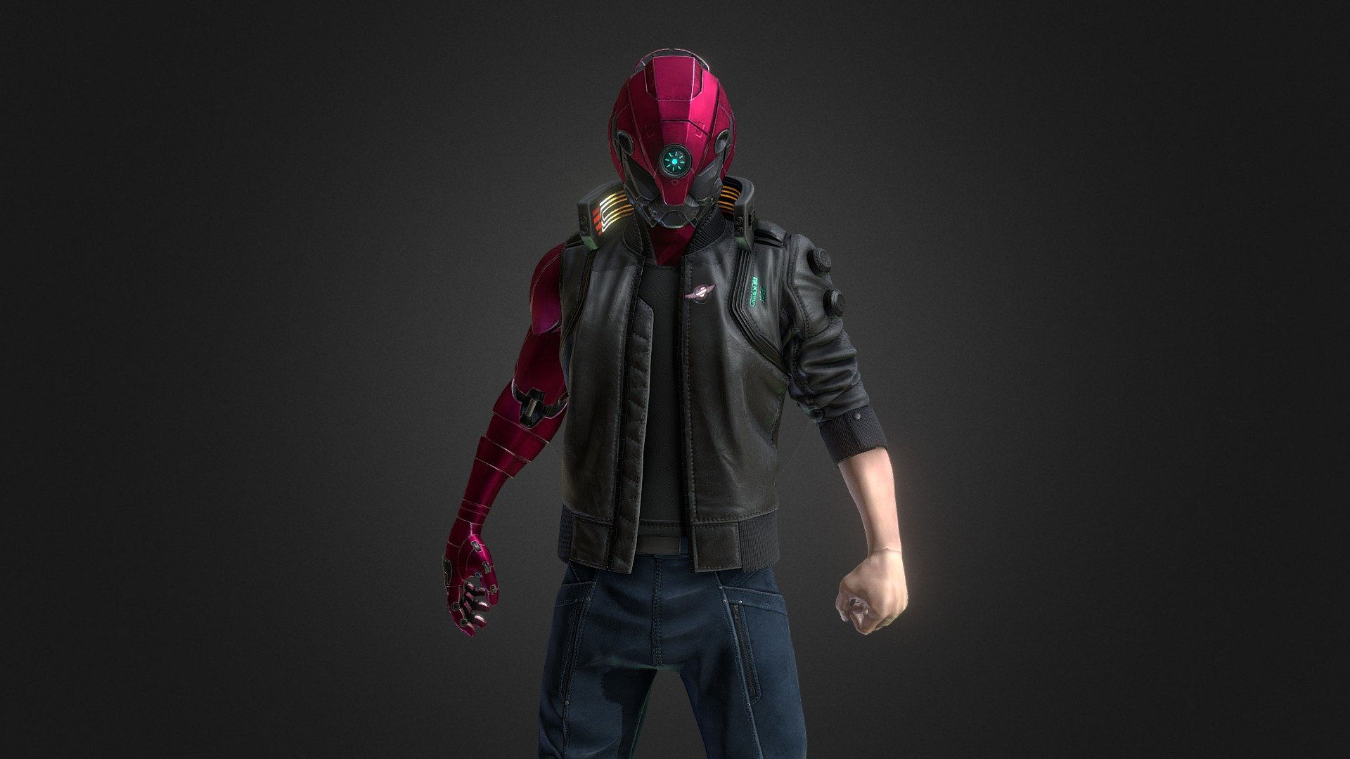 Wallpaper #UnRJw44B_8f4nGFaYnAg0 Cyberpunk 2077 Fan Art 3D Model by 3dmarceloprado 94ed707 Sketchfab