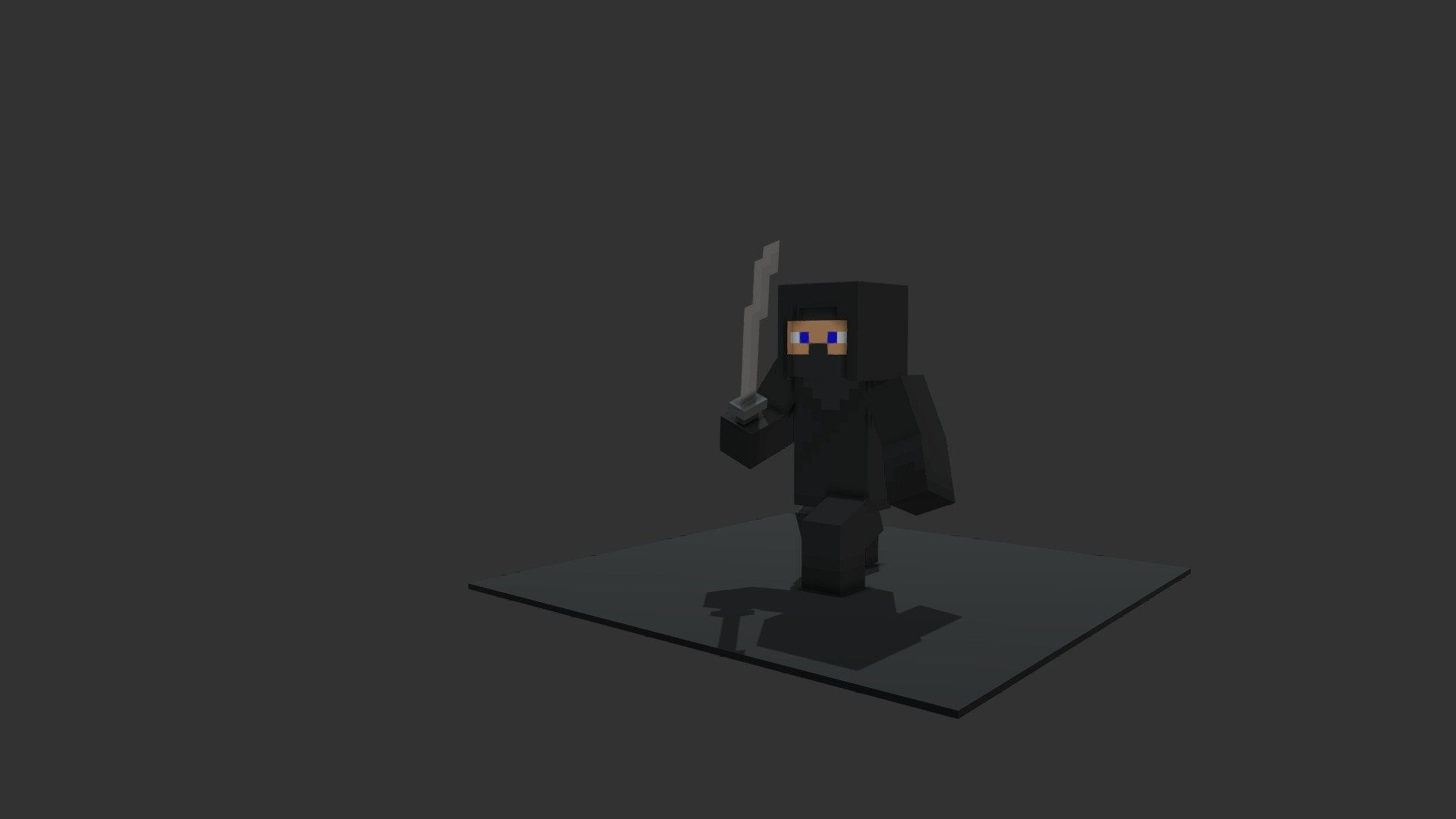 Wallpaper #om3IZ5cBycdYOYFTiW_1172 Looping Minecraft Ninja 3D Model by Caleb at Cleb 3D 61e387d