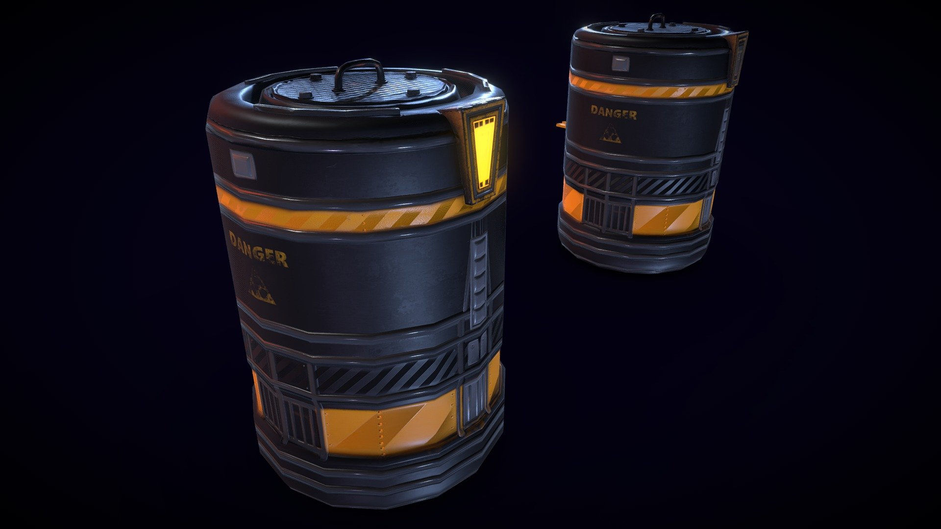 Wallpaper #Zxn5Ho8BtGB6xQ78Tnqd27 Sci Fi Cyberpunk Barrel 2 Low Poly 3D Model by Jesus Fernandez