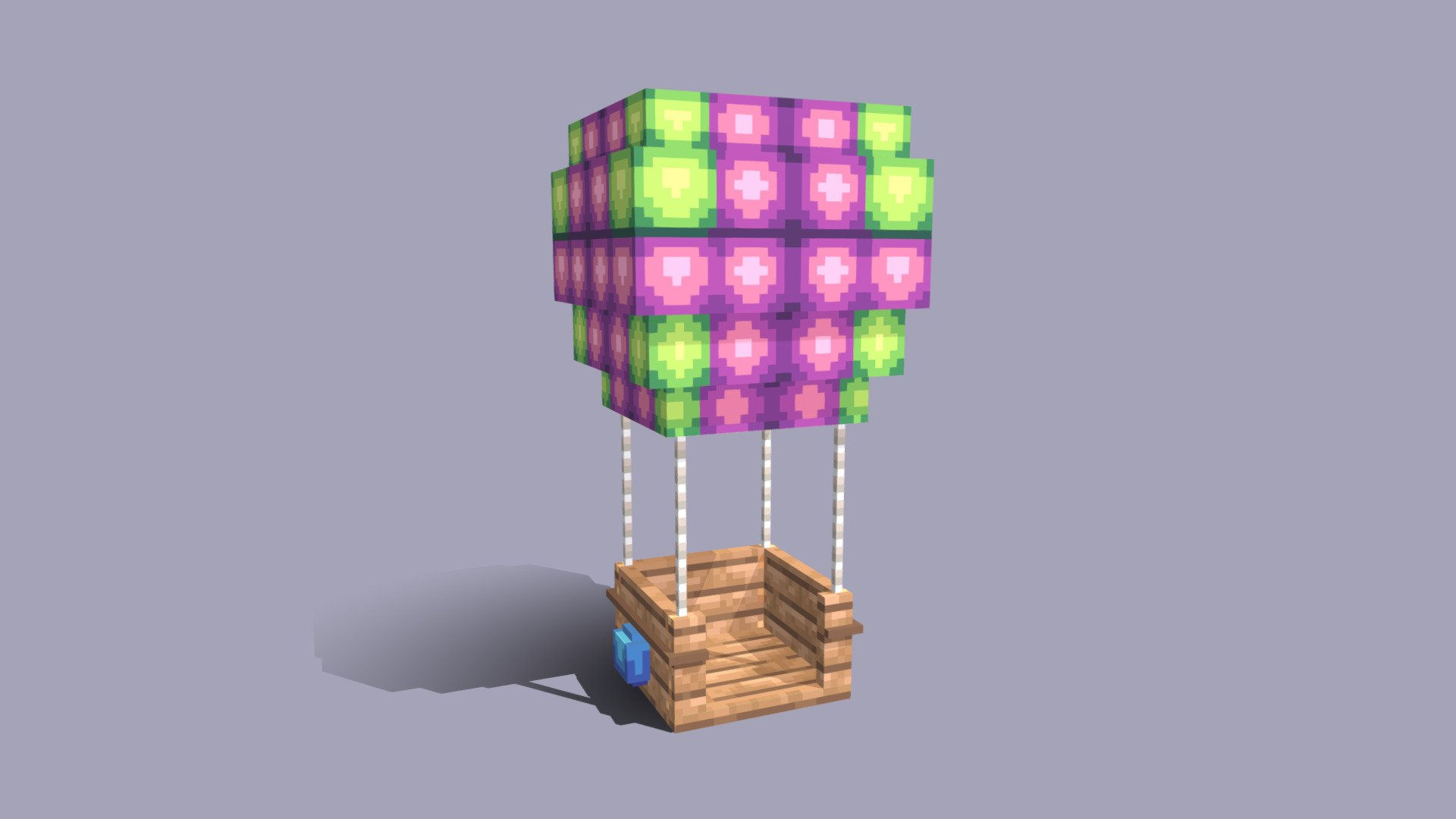 Wallpaper #a0D6MJMBJhL2WPbaiMSr322 Air Balloon 3D Model by Slatt at Slattboy 0debee0 Sketchfab