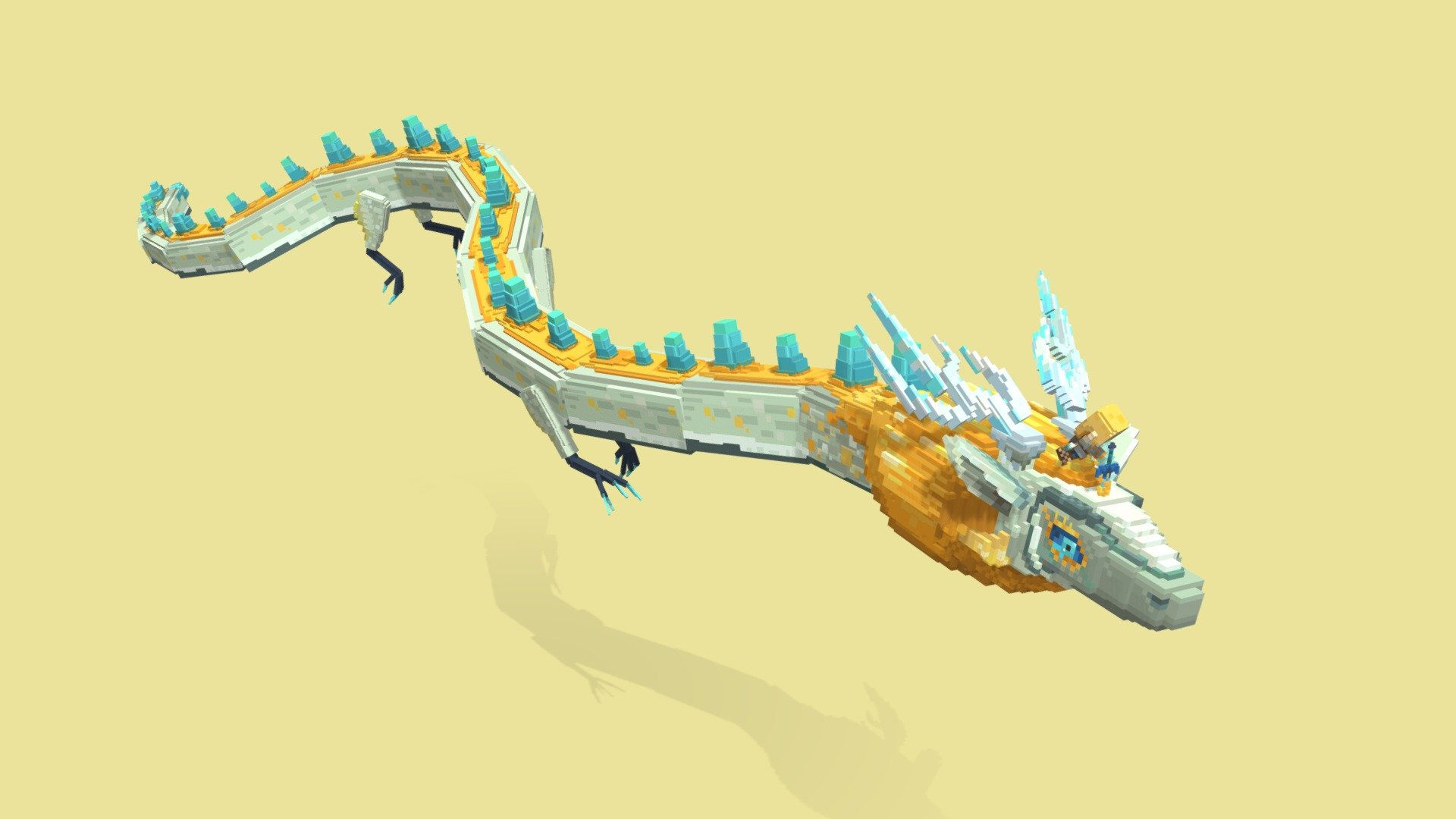 Wallpaper #MWfA5ZIBSpphPi3-SjEh237 Tears of the Kingdom Light Dragon Download Free 3D Model by Bwduse