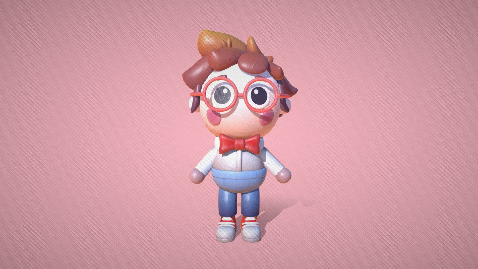 Wallpaper #7QM7ZJMBpyOg8YnEydbf213 Stylized Clay Character Buy Royalty Free 3D Model by Coco Jinjo