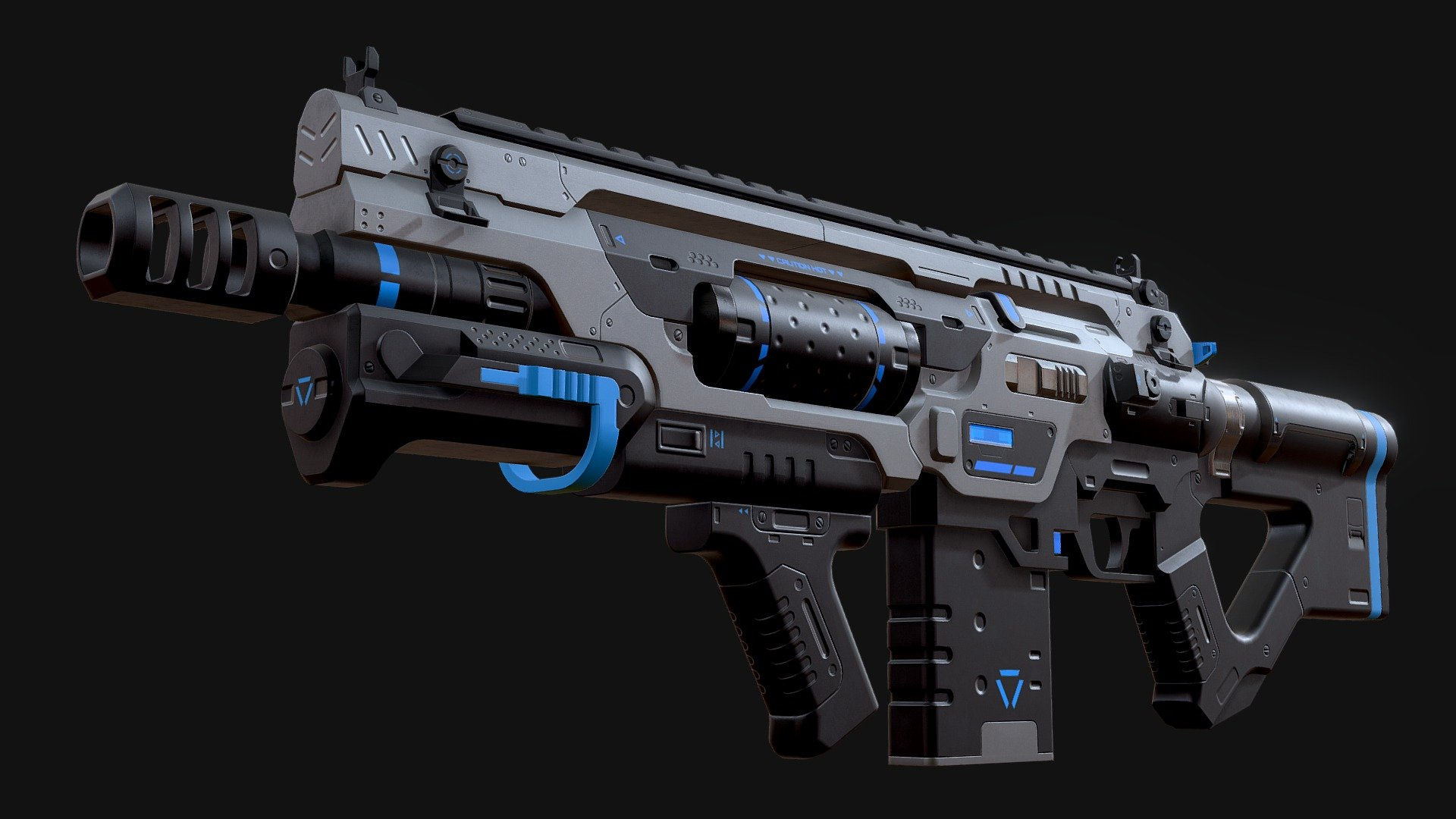 Wallpaper #kupIU5MBlwTYPL18XQoi276 Nanite Systems Assault Rifle Download Free 3D Model by Frostoise