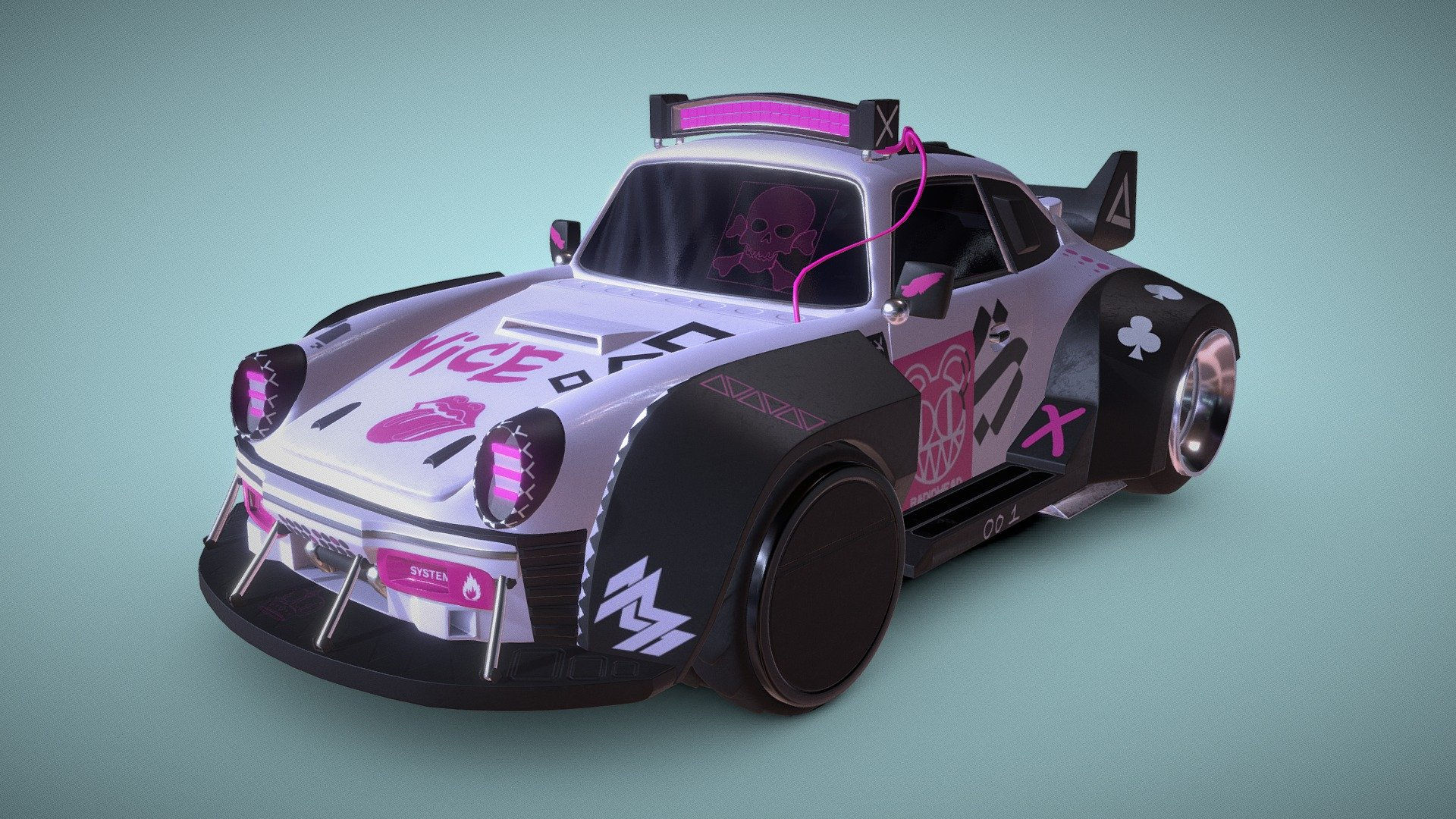 Wallpaper #PwCU644BSdW8dNounBJs59 Cyberpunk Car Download Free 3D Model by Samthecaribbean 040f40e