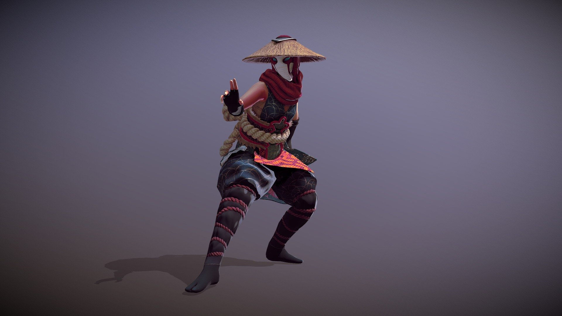 Wallpaper #om3IZ5cBycdYOYFTiW_1148 Ninja 3D Model by Mewtheed A6466ee Sketchfab