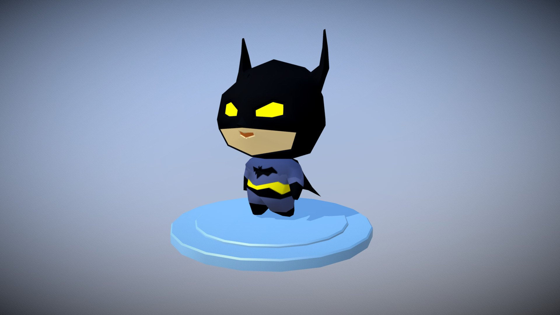 Wallpaper #KWf9_JIBSpphPi3-HZrD55 Chibi Batman 3D Model by Mrkvz 001ca9b Sketchfab