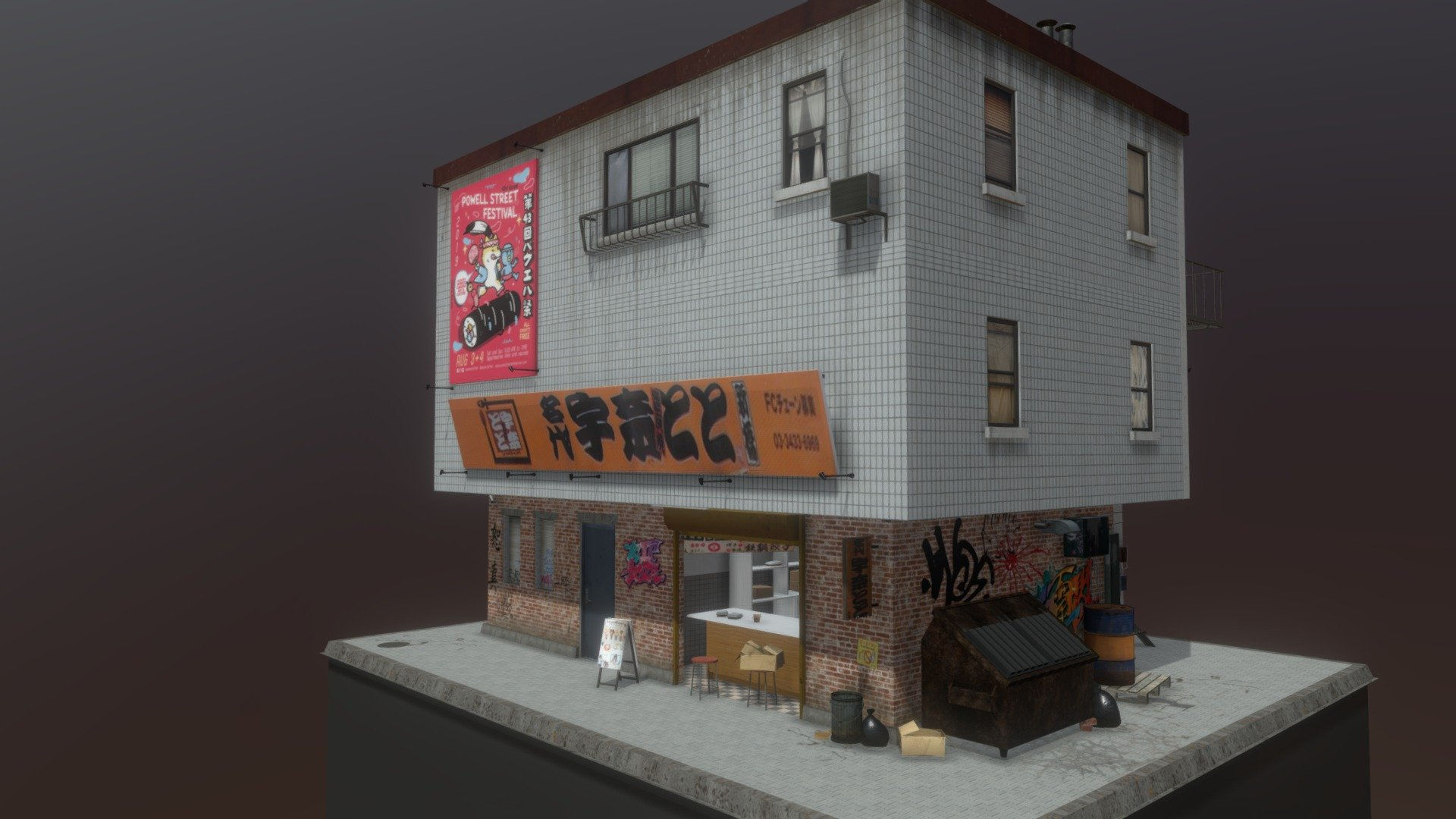 Wallpaper #aWfA6pIBSpphPi3-sEia136 Quick Texture Building Download Free 3D Model by Tr0n at Tronlives