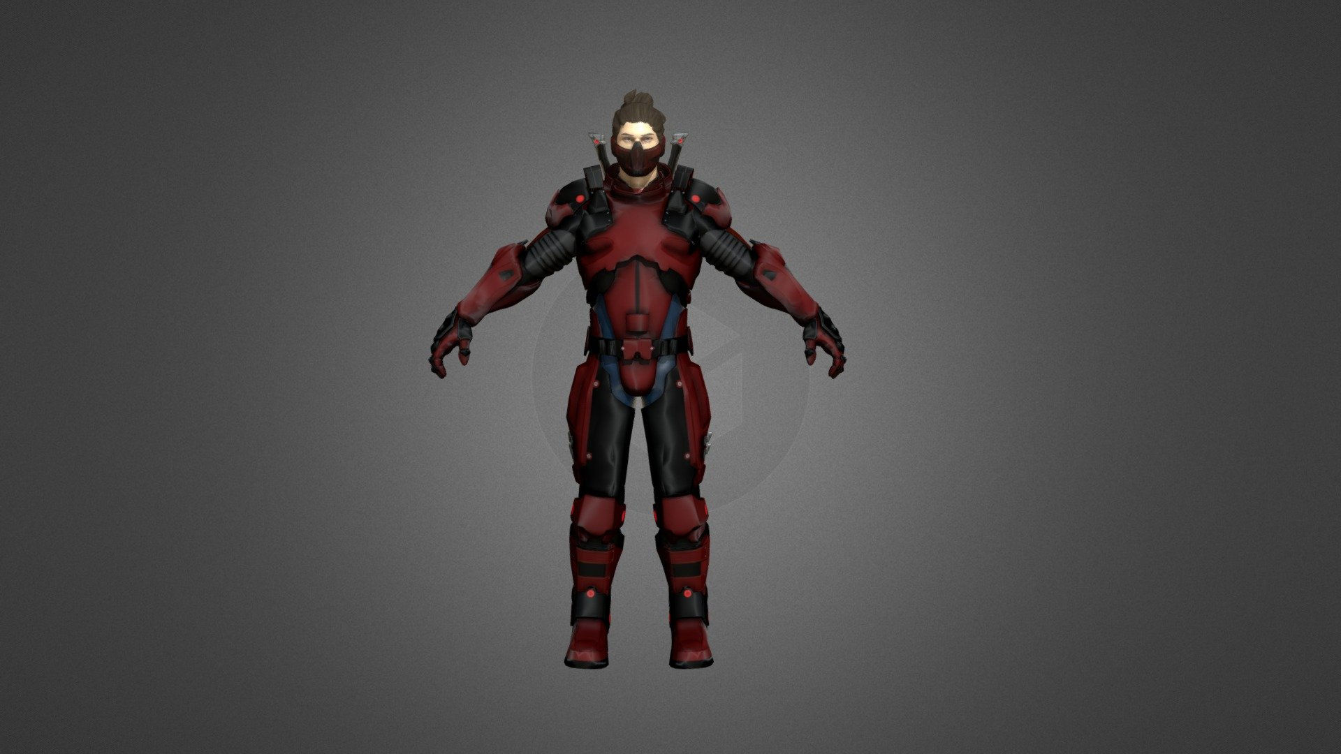 Wallpaper #om3IZ5cBycdYOYFTiW_120 Fortnite Fan Art Cyber Ninja 3D Model by Chris Danger