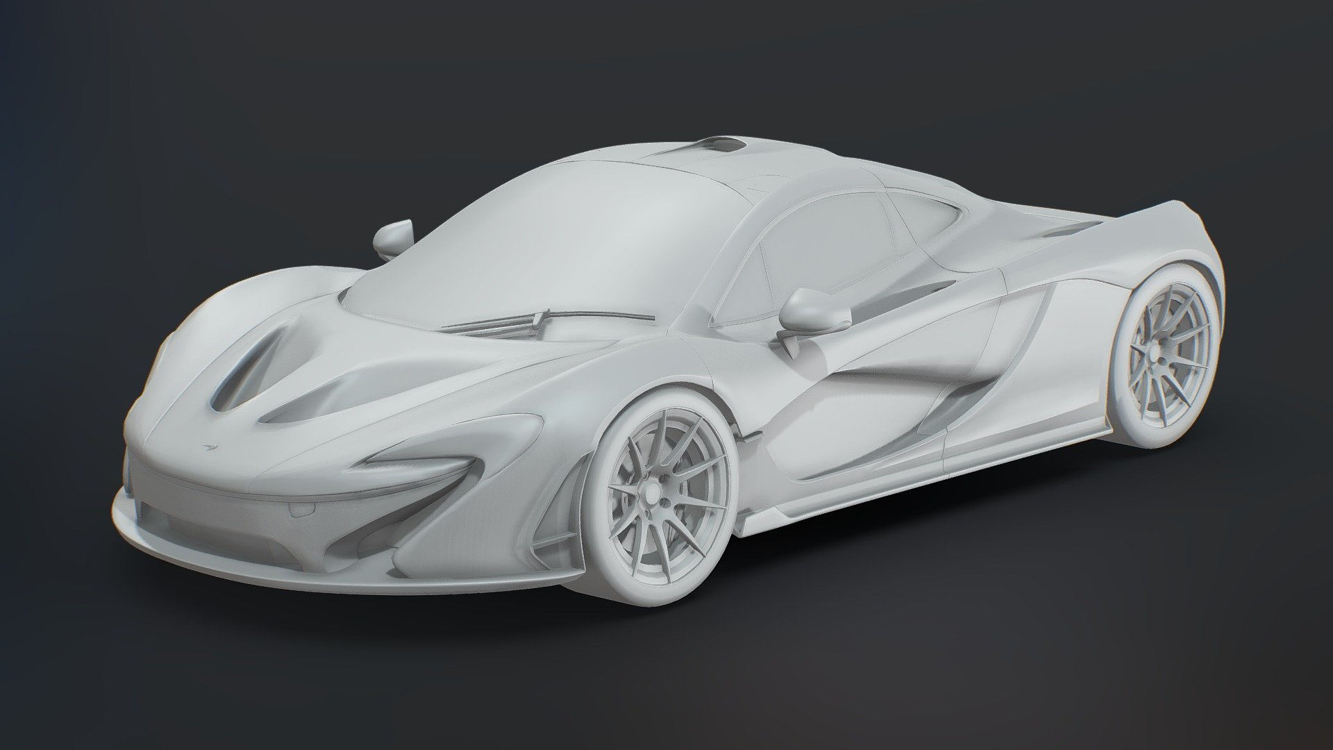 Wallpaper #ShojUZMB1yWOL4qgvYGV173 Mclaren P1 Untextured 3D Model by Sean Thomas at Foon 7dbbabb