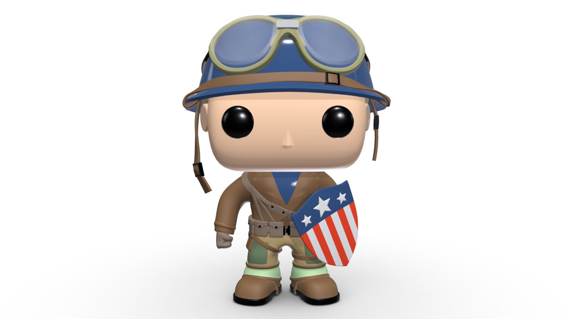 Wallpaper #vWfWEJMBSpphPi3-LPSt306 Captain America Funko Buy Royalty Free 3D Model by Nestor3d