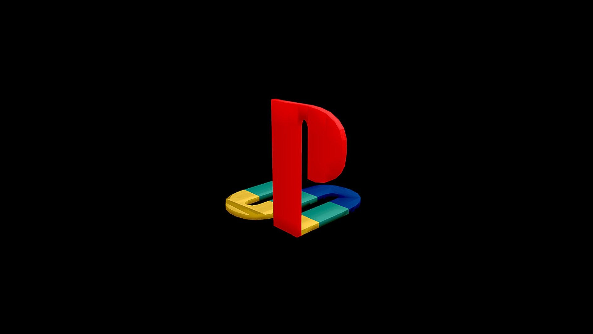 Wallpaper #vWhpHJMBSpphPi3-aSLA350 Playstation Playstation Logo 1994 3D Model by