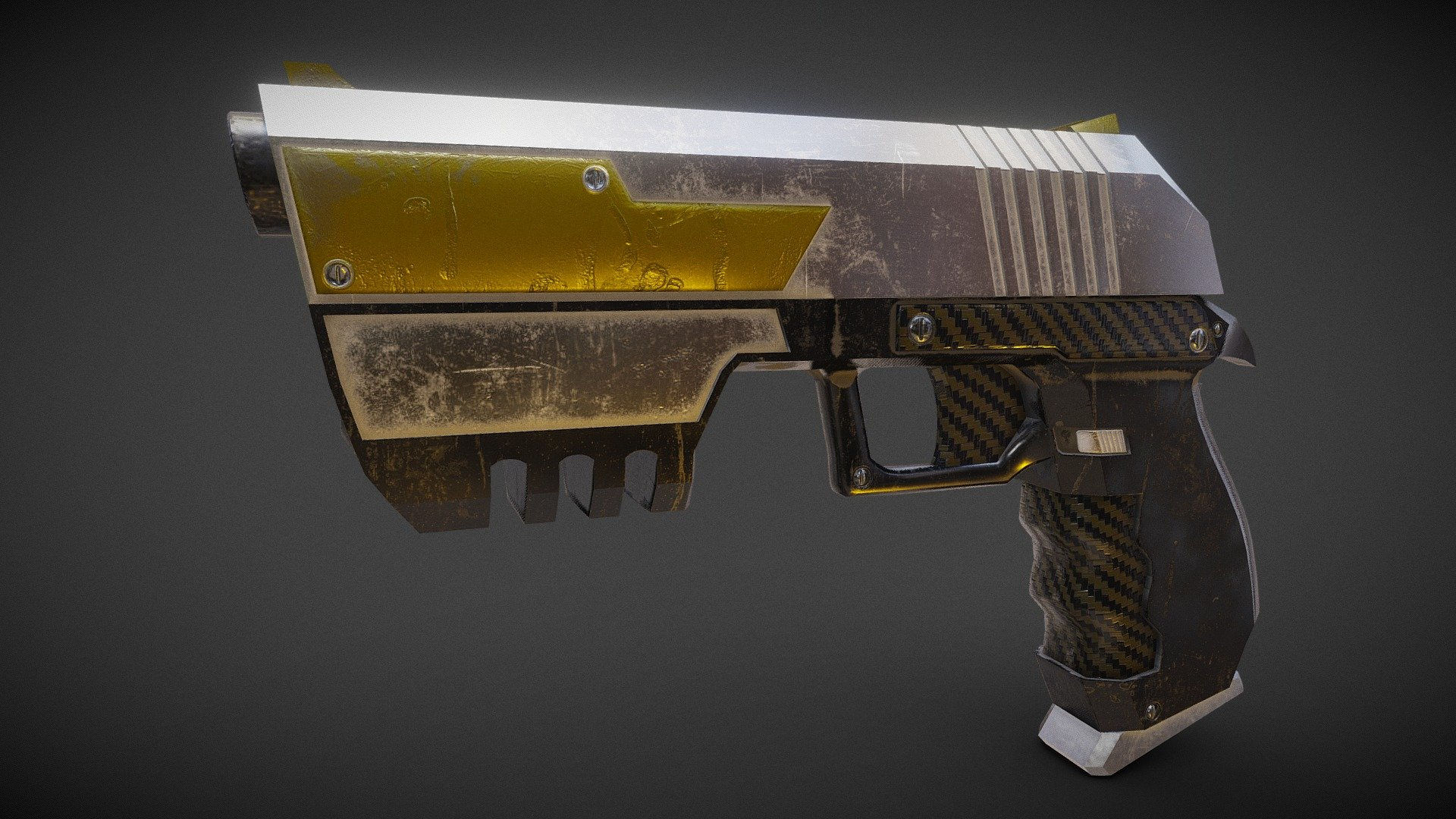 Wallpaper #CWfV7pIBSpphPi3-jF_J299 Sci Fi Cyberpunk Pistol Buy Royalty Free 3D Model by Joan Lp
