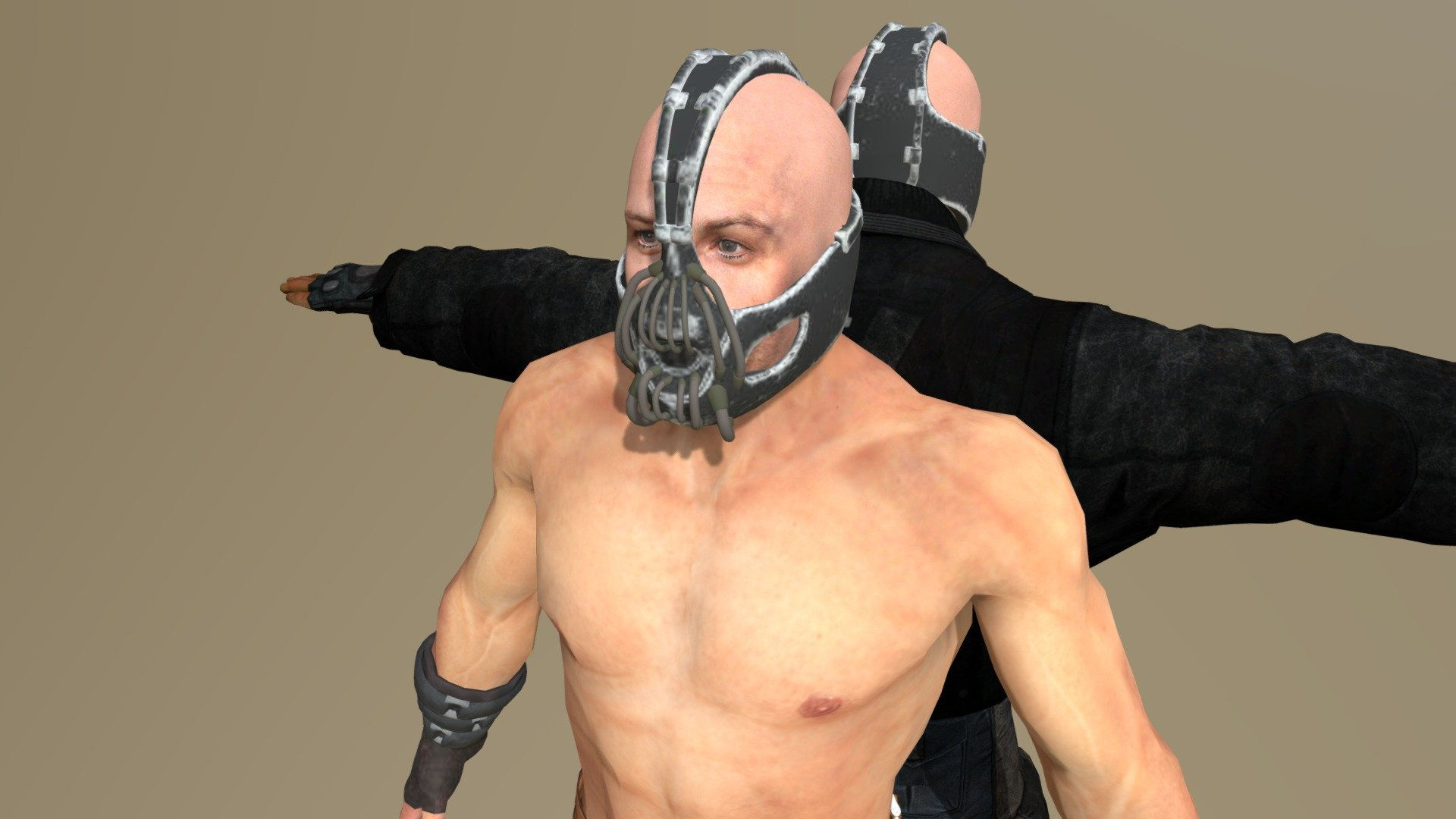 Wallpaper #reqBVZMBlwTYPL180g2R120 Bane the Dark Knight Rises 3D Model by Kir at Sukirman E1102f7