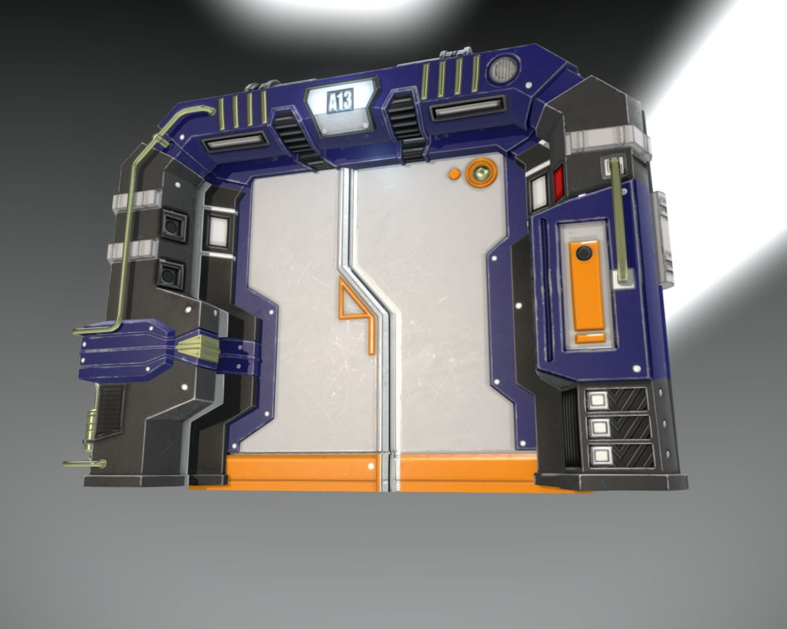 Wallpaper #eRl5Ho8BtGB6xQ78OHkV58 Sci Fi Door Model Download Free 3D Model by Jonathan at Jonathan