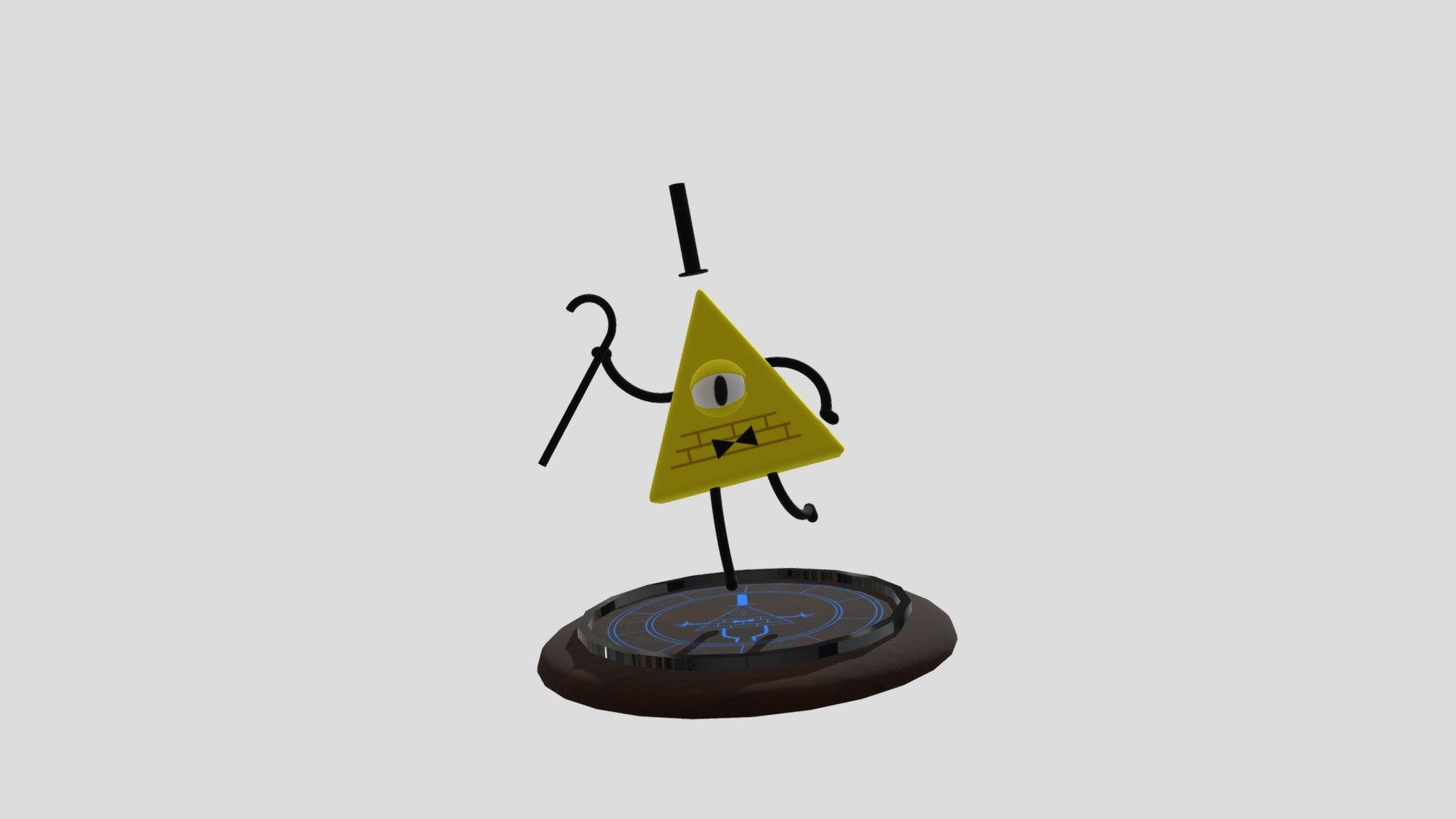 Wallpaper #yGeGApMBSpphPi3-qq-c88 Figurine Bill Cipher Vrs1 3D Model by Lepropet 7e7461e Sketchfab