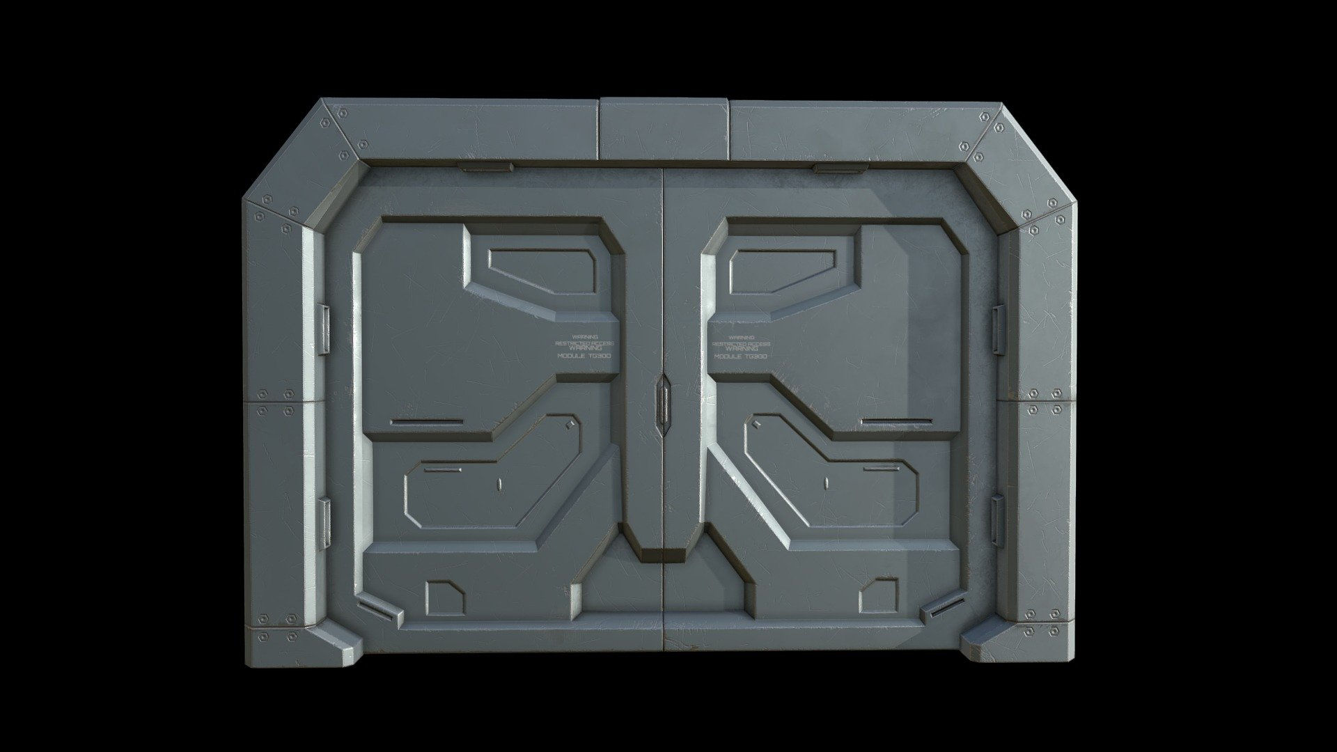 Wallpaper #eRl5Ho8BtGB6xQ78OHkV10 Sci Fi Doors Download Free 3D Model by Konstantin Lavrenov