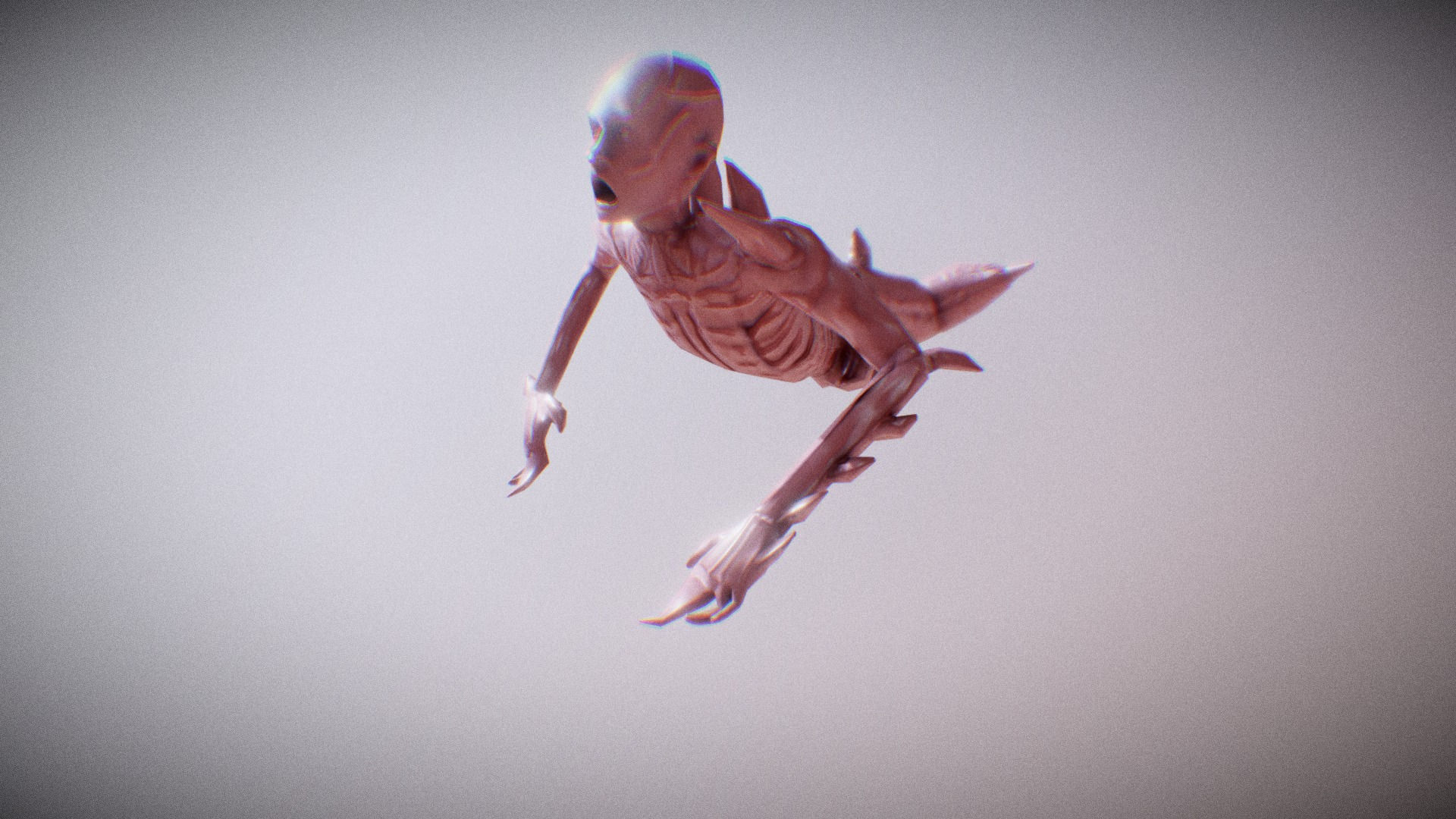 Wallpaper #vmczCZMBSpphPi3-o86c160 Crawling Mutated Human Download Free 3D Model by Elisey at Dwelfster