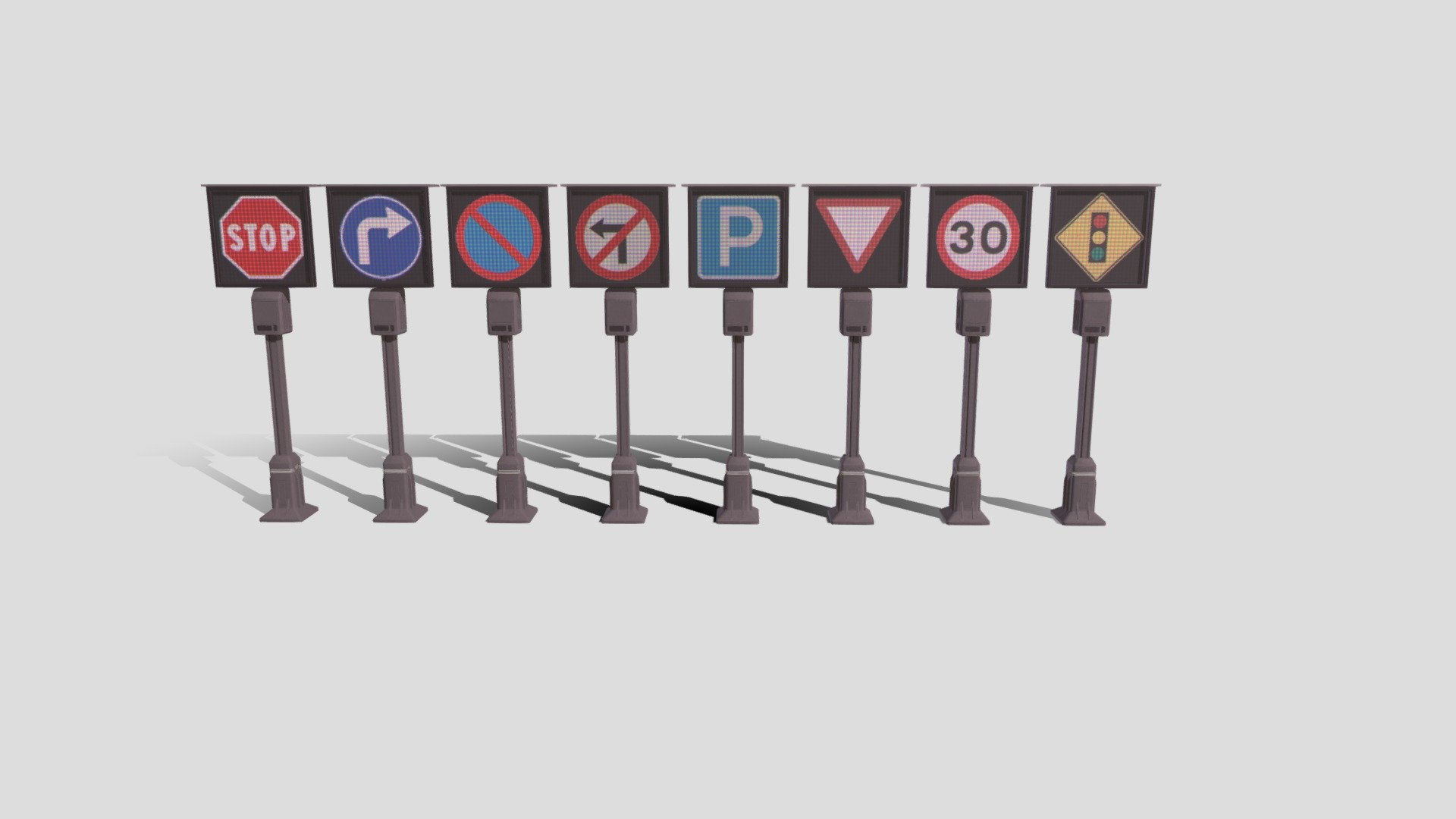Wallpaper #rXcPJpMB-pgBXx60rqAE357 Cyberpunk Street Signs Buy Royalty Free 3D Model by Kambur 7f96719
