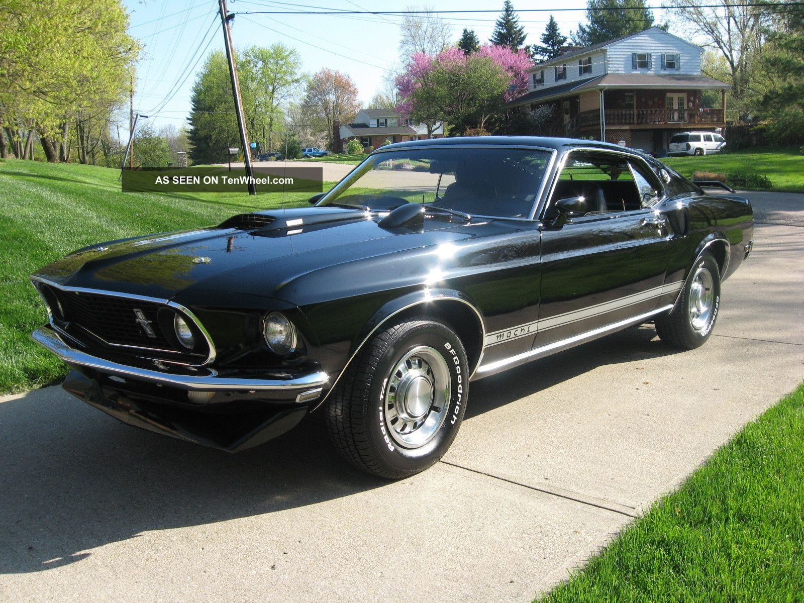 Wallpaper #D0UxkY4B7YBJg1BVHJ6H19 1969 Ford Mustang Mach 1 Fast Back Stunning American Muscle Car