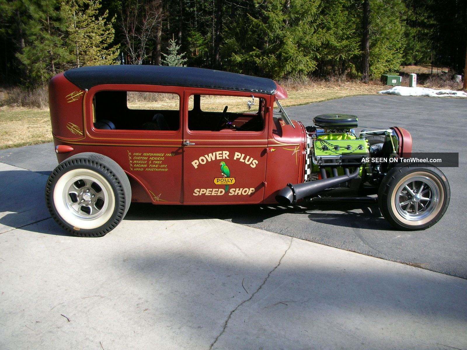 Wallpaper #c2hLGJMBSpphPi3-zBJm97 1930 Ford Model a Rat Rod Pro Bult All the Good Stuff 392 Hemi Hot Rod