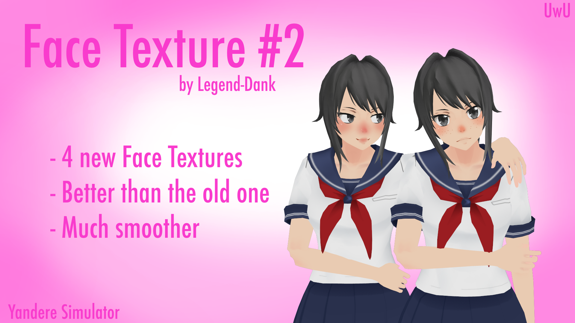 Wallpaper #6FMrNZMBYjRkjcHs2Ogk146 Yandere Simulator Face Texture